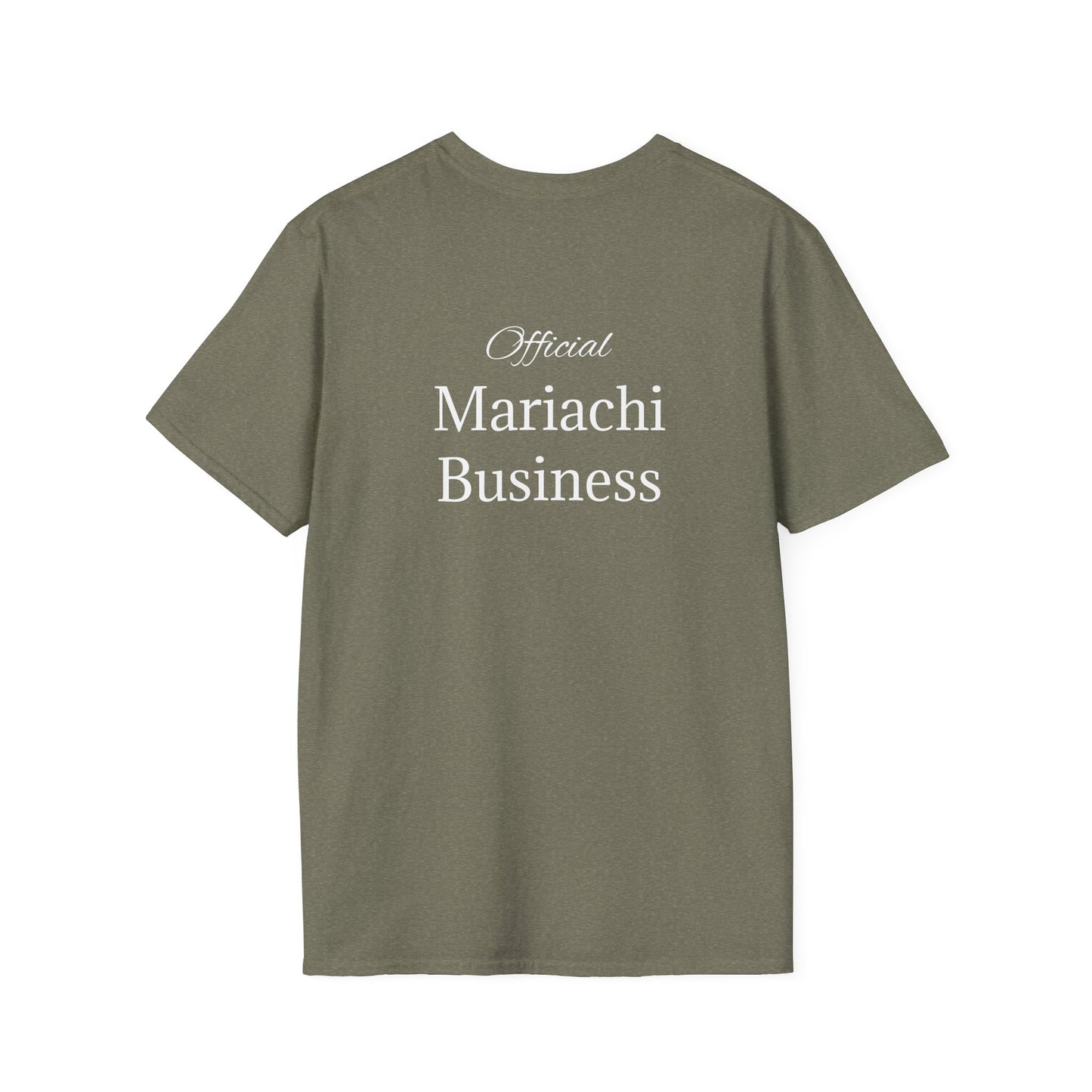 Official Mariachi Business Guitarra Unisex Softstyle T-Shirt