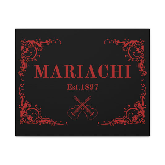 Red Mariachi Established Matte Canvas, Stretched, 1.25"