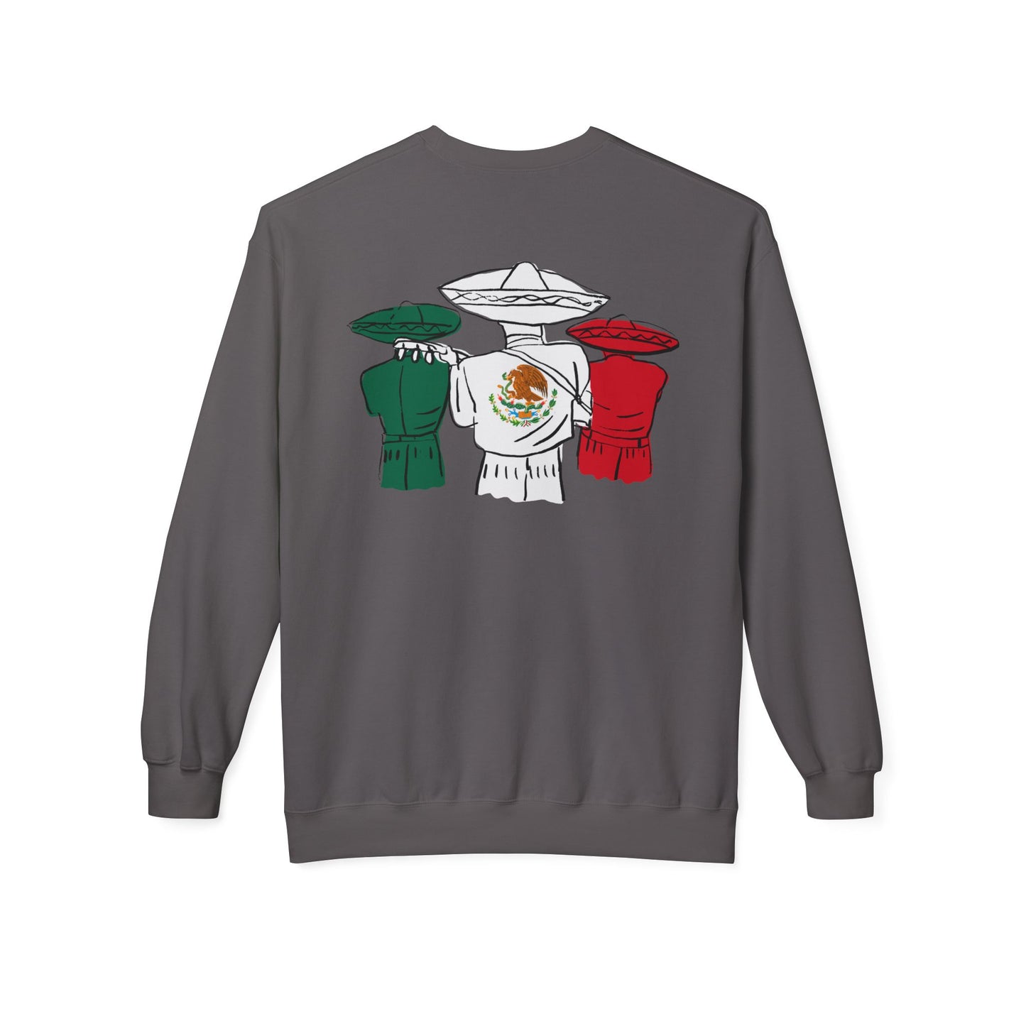 Flag Unisex Midweight Softstyle Fleece Crewneck Sweatshirt