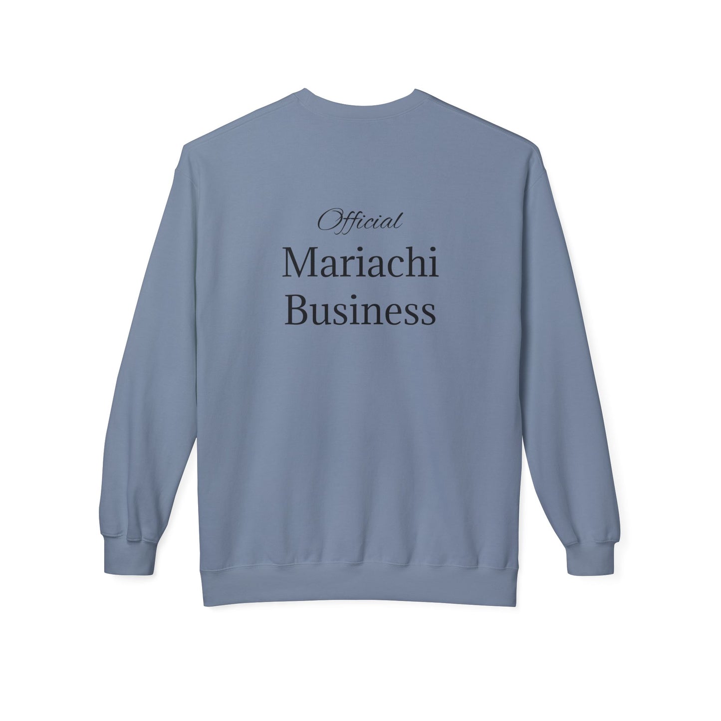 Official Mariachi Business Trompeta Unisex Midweight Softstyle Fleece Crewneck Sweatshirt