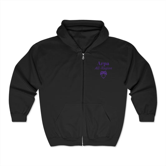 Nuevo Cascabel Arpa All-Region Unisex Heavy Blend™ Full Zip Hooded Sweatshirt