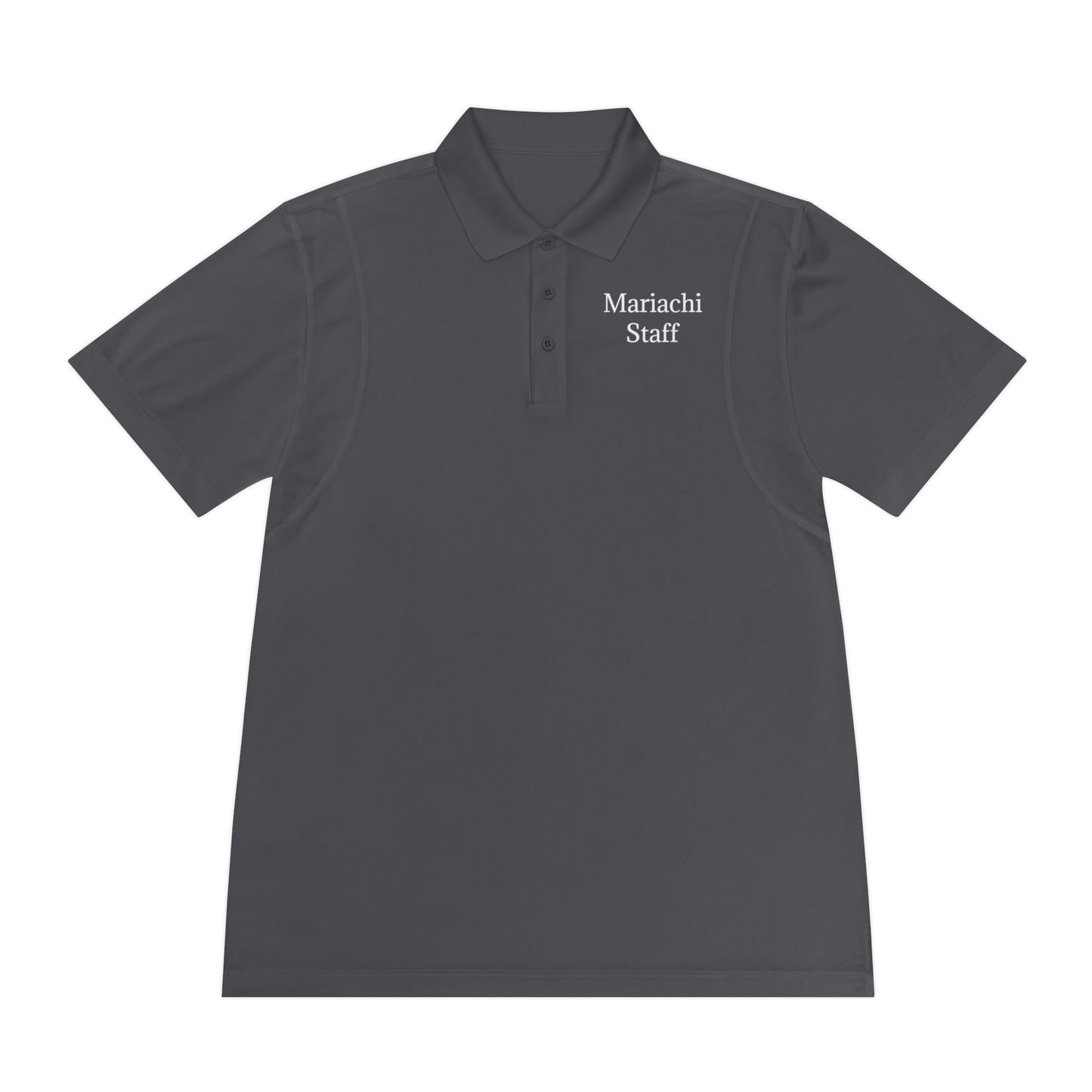 Dedication Passion Honor Mariachi Staff Men's Sport Polo Shirt