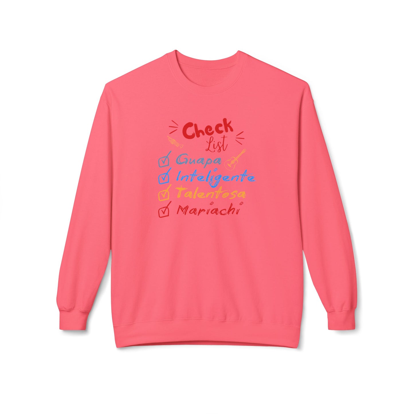 Checklist Guapa Unisex Midweight Softstyle Fleece Crewneck Sweatshirt