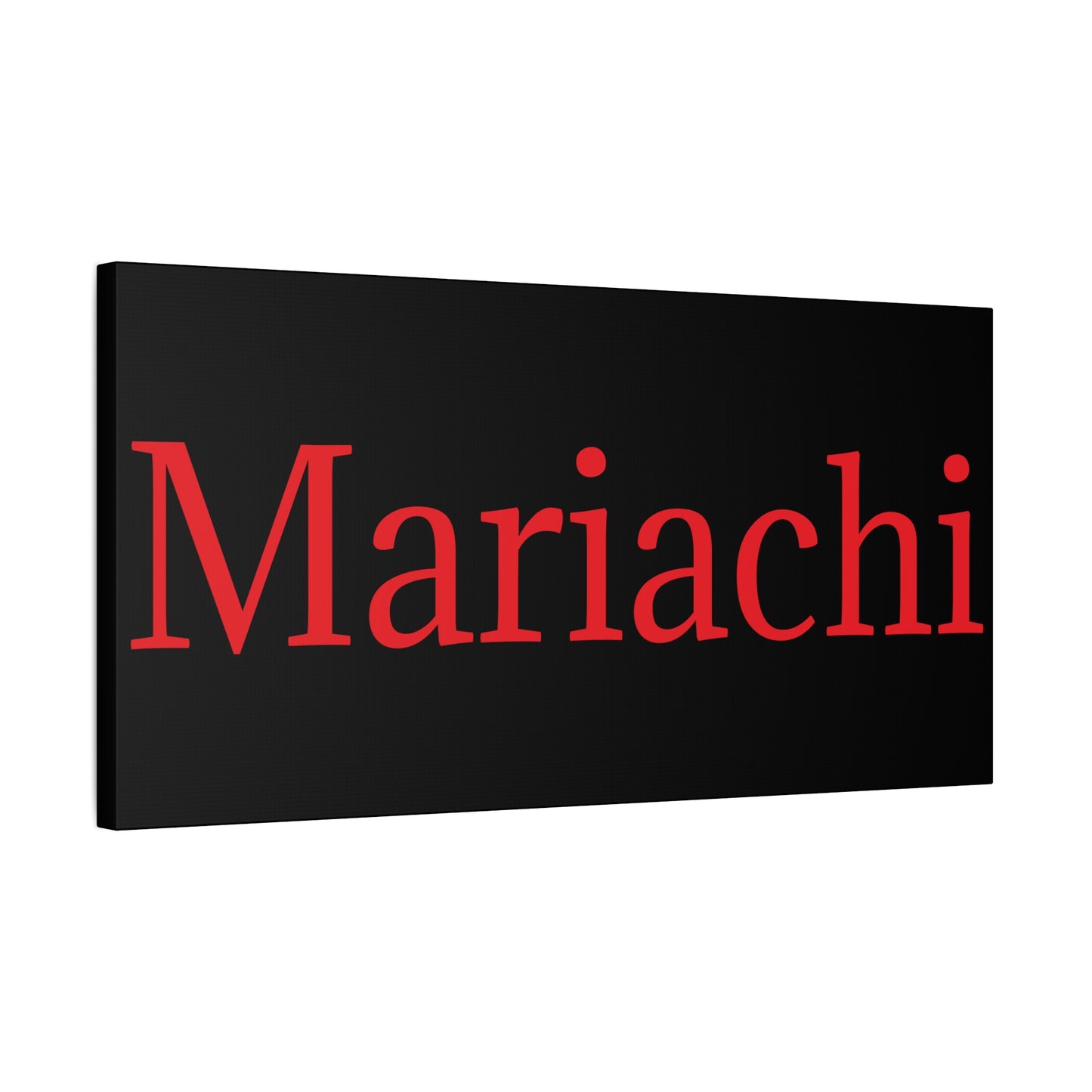 Red Mariachi Matte Canvas, Stretched, 1.25"