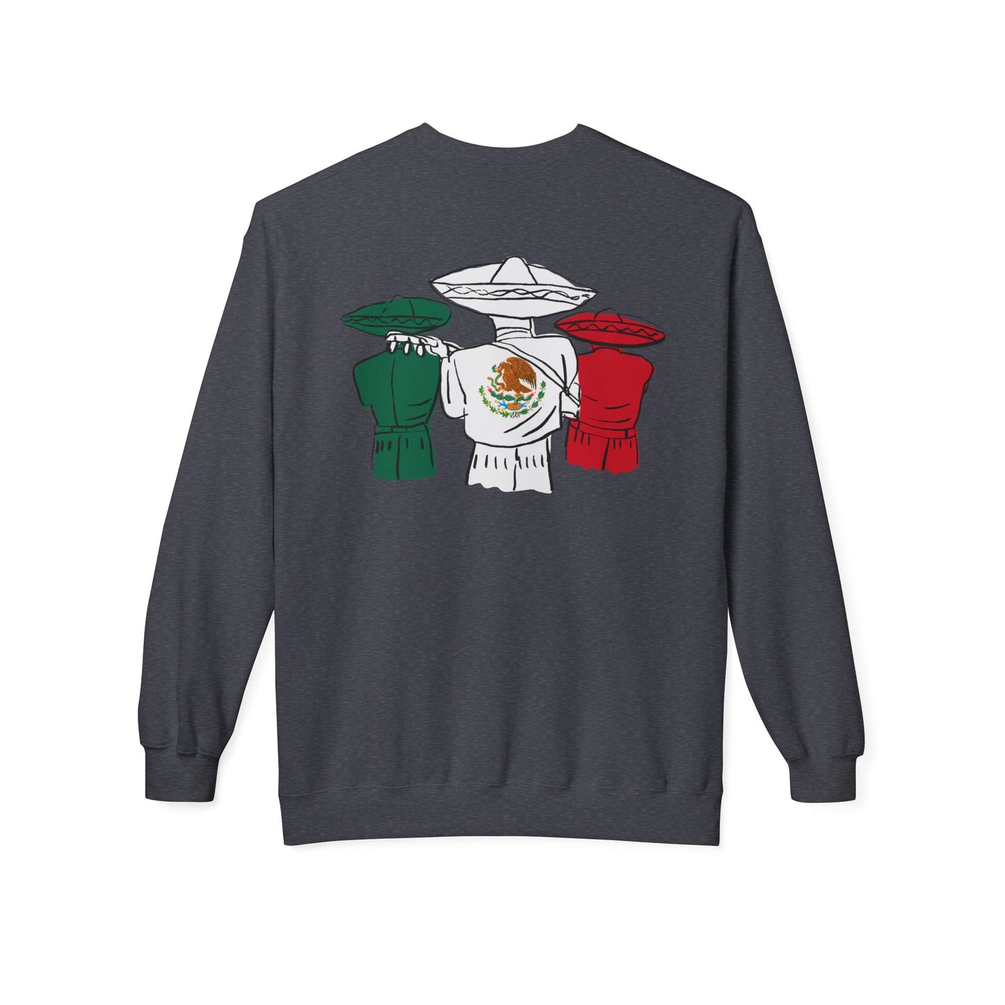 Flag Unisex Midweight Softstyle Fleece Crewneck Sweatshirt