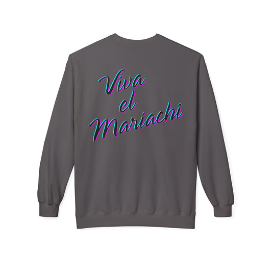 Neon Viva El Mariachi Unisex Midweight Softstyle Fleece Crewneck Sweatshirt