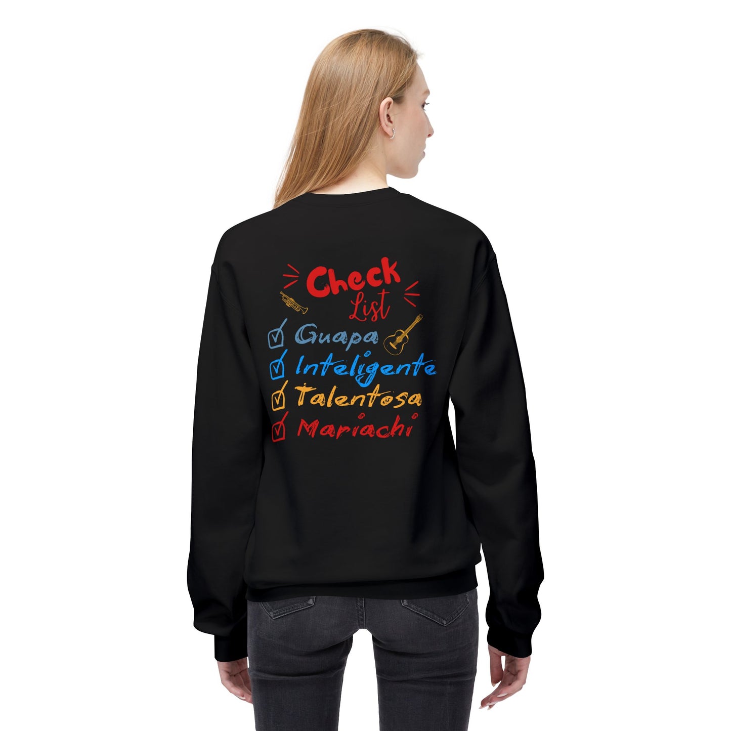 Checklist Guapa Unisex Midweight Softstyle Fleece Crewneck Sweatshirt