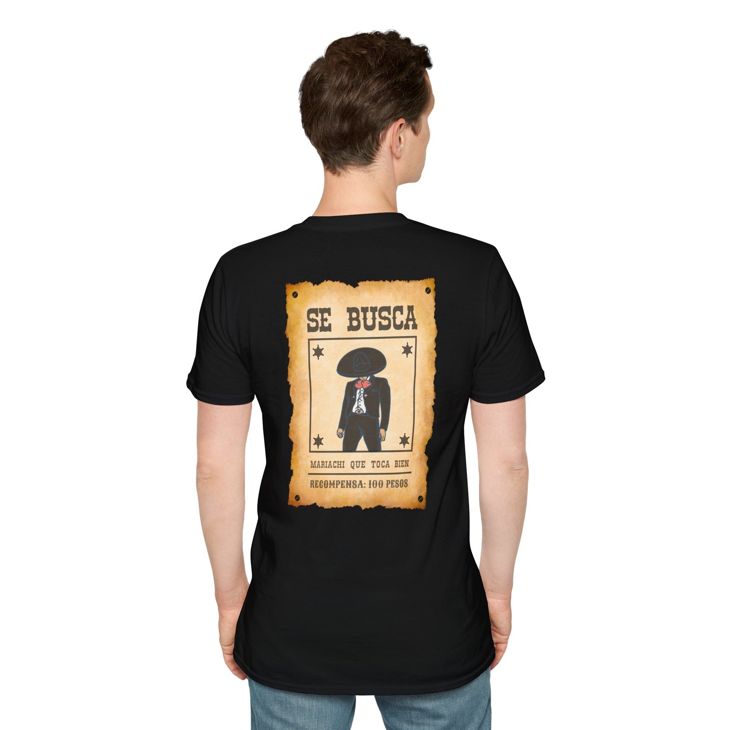 Wanted Mariachi Toca Unisex Softstyle T-Shirt