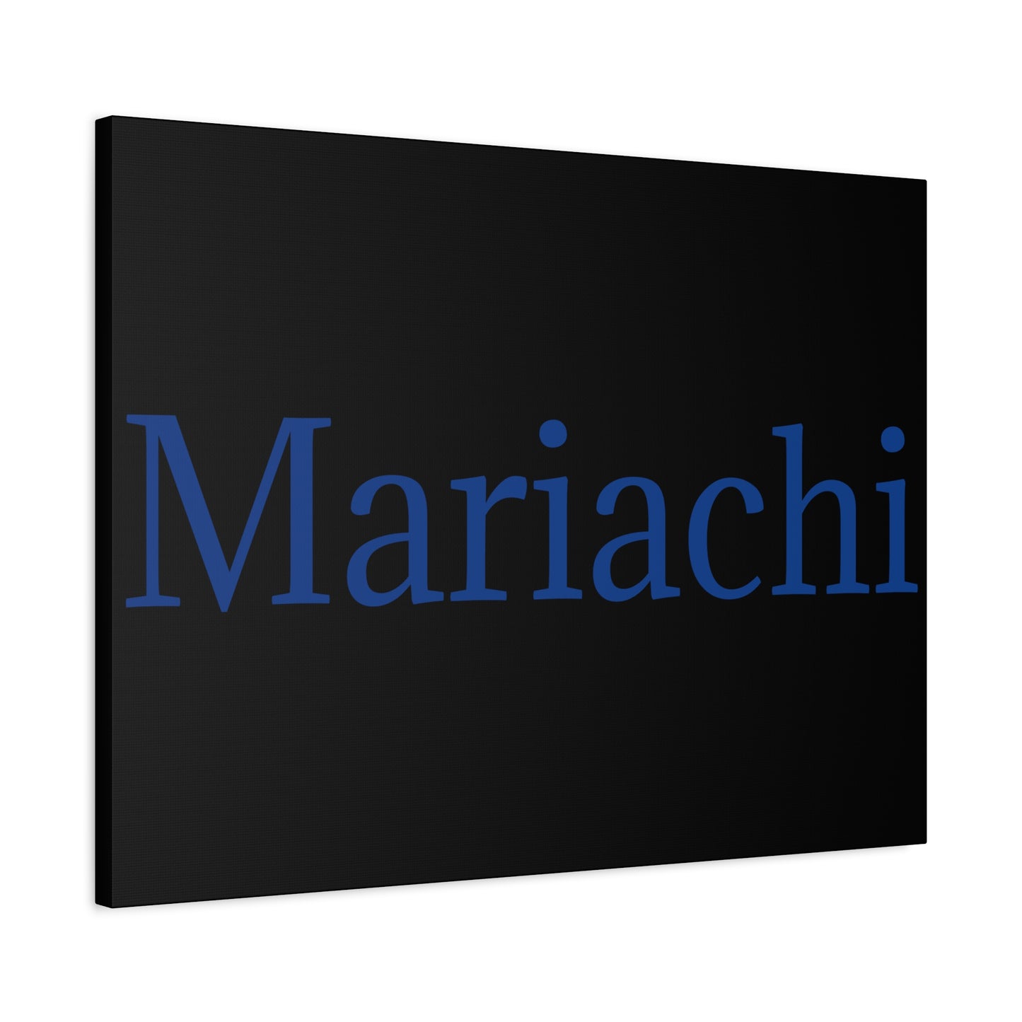 Blue Mariachi Matte Canvas, Stretched, 1.25"