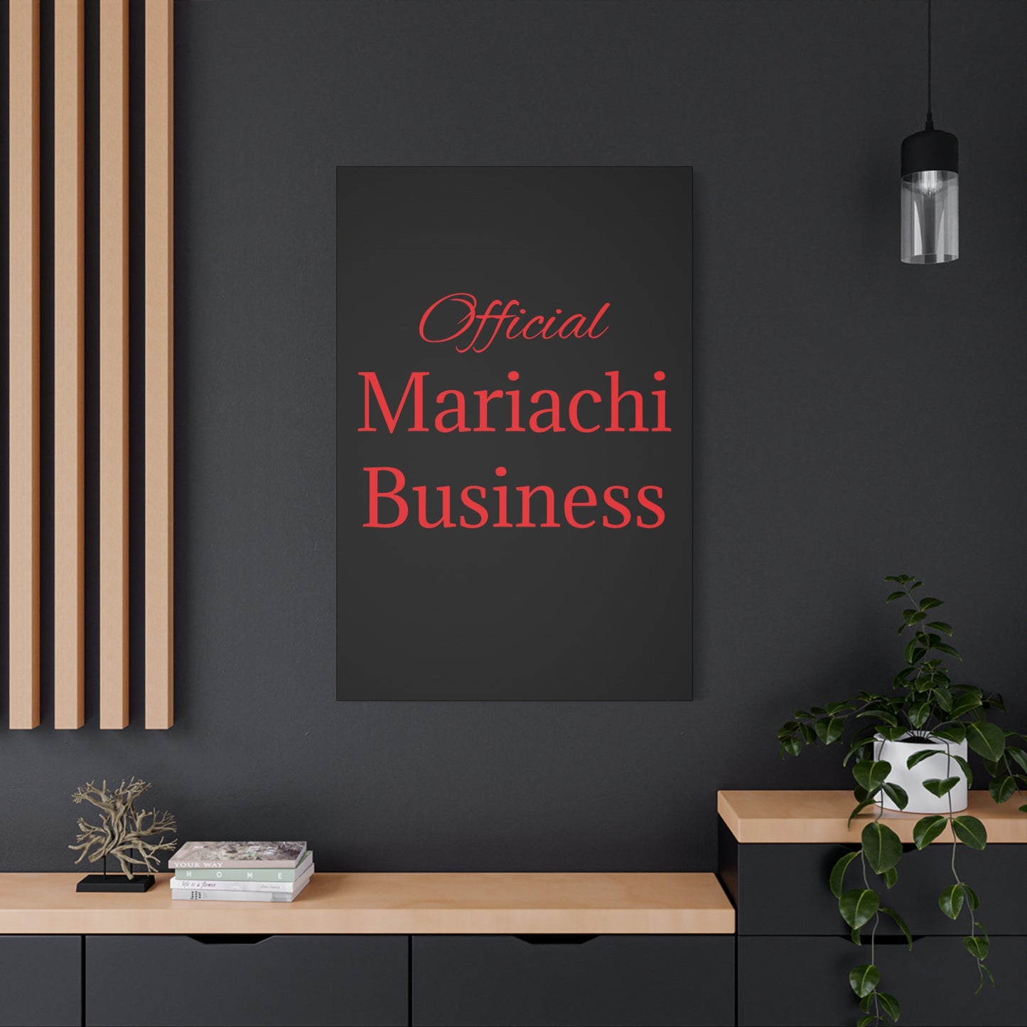 Official Mariachi Business Matte Canvas, Stretched, 1.25"