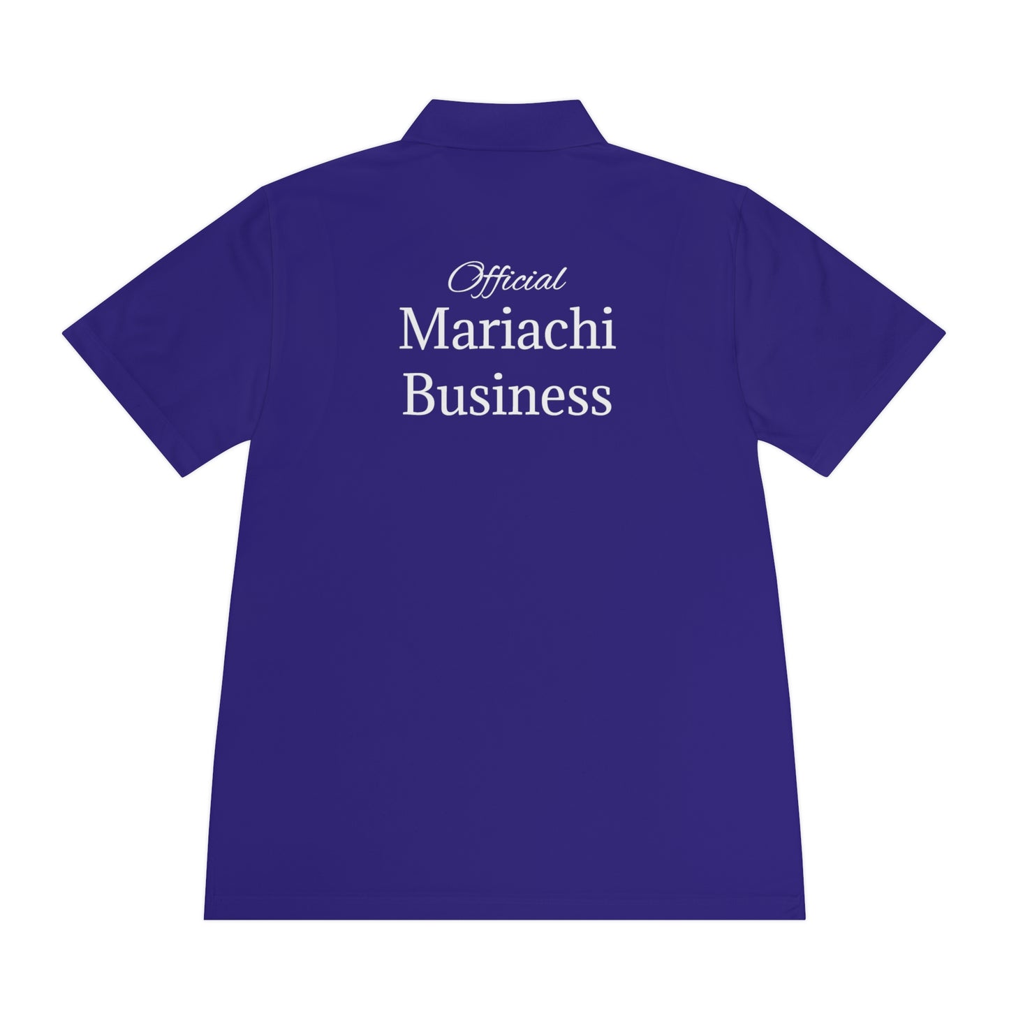 Official Mariachi Business Guitarra Men's Sport Polo Shirt