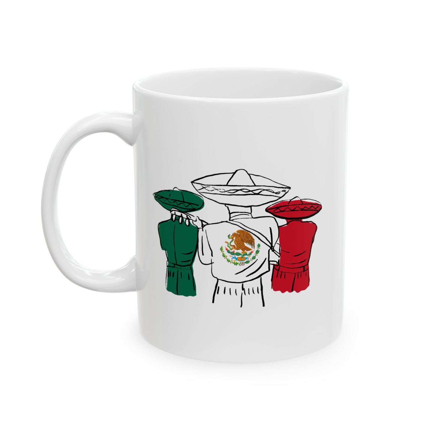 Flag Ceramic Mug, (11oz, 15oz)