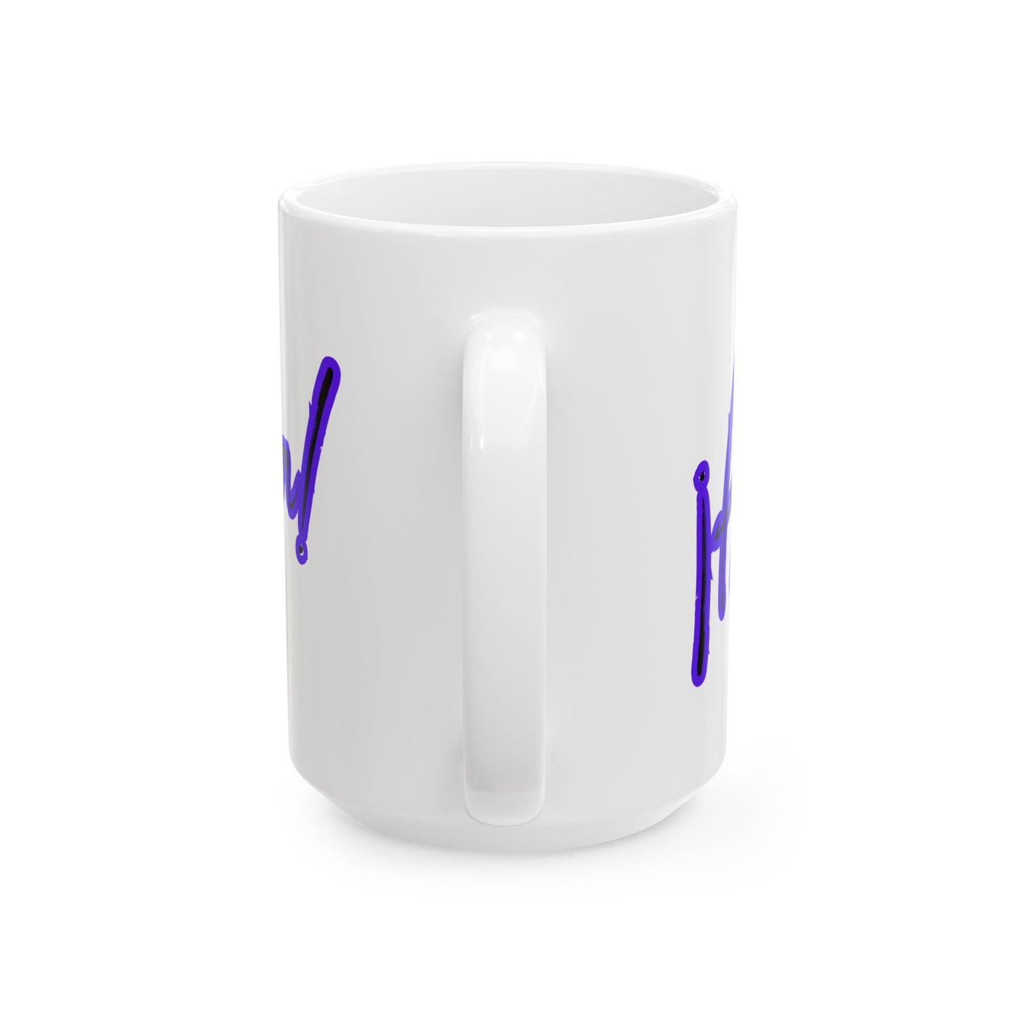 Purple Ajua Ceramic Mug, (11oz, 15oz)