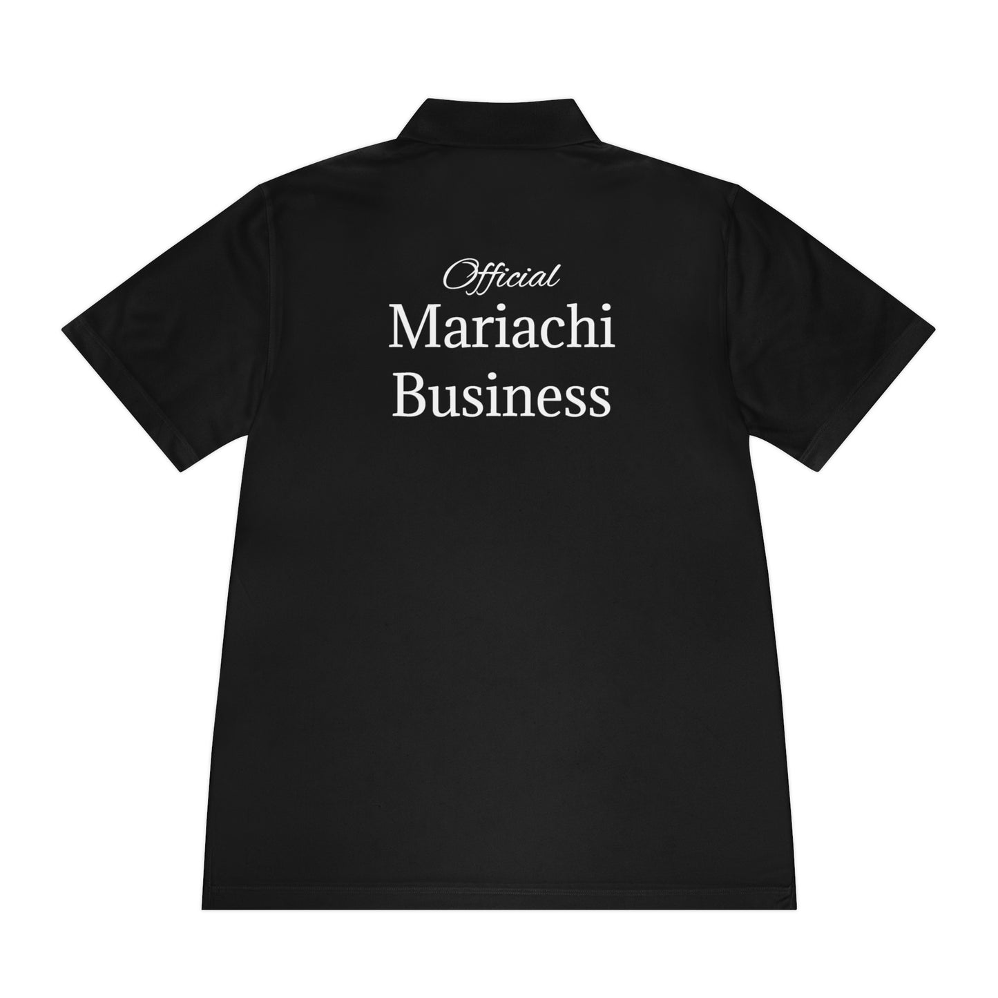 Official Mariachi Business Guitarron Men's Sport Polo Shirt