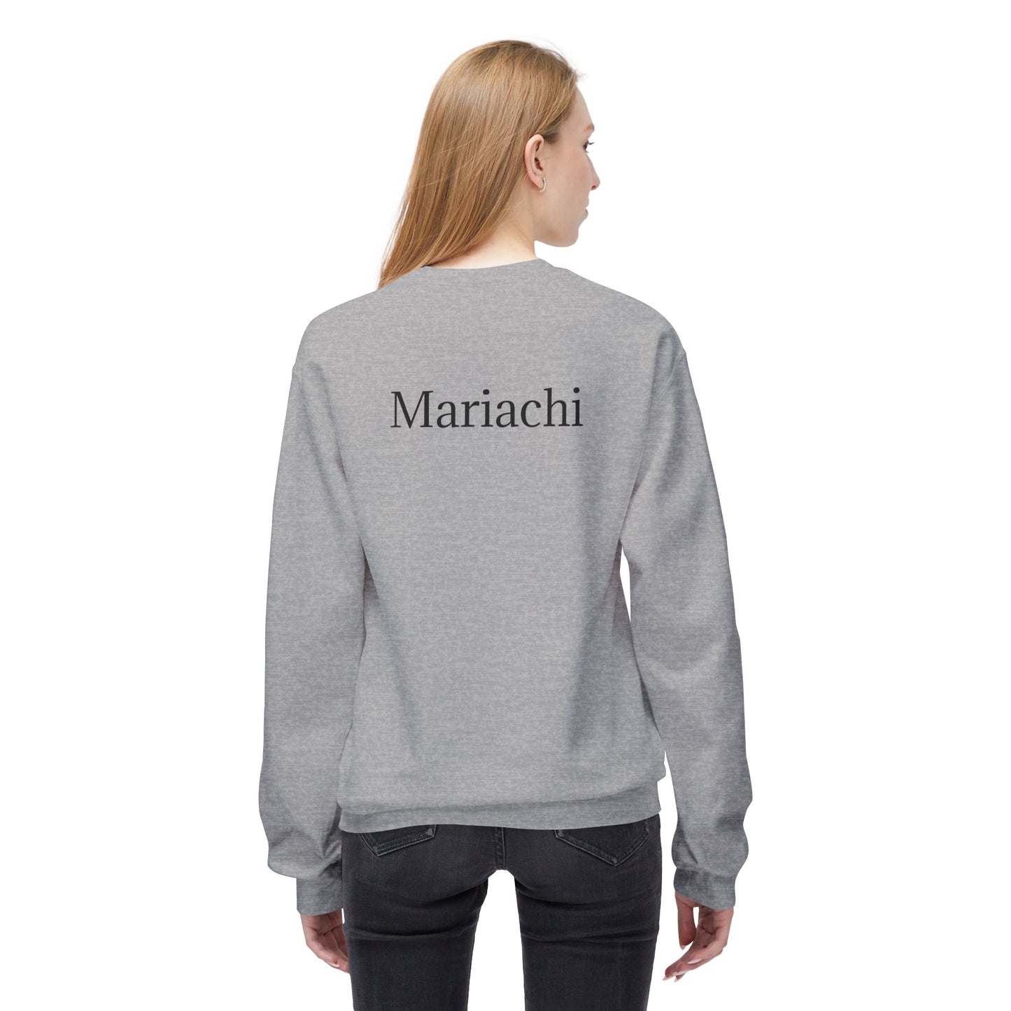 Mariachi Guitarra Unisex Midweight Softstyle Fleece Crewneck Sweatshirt