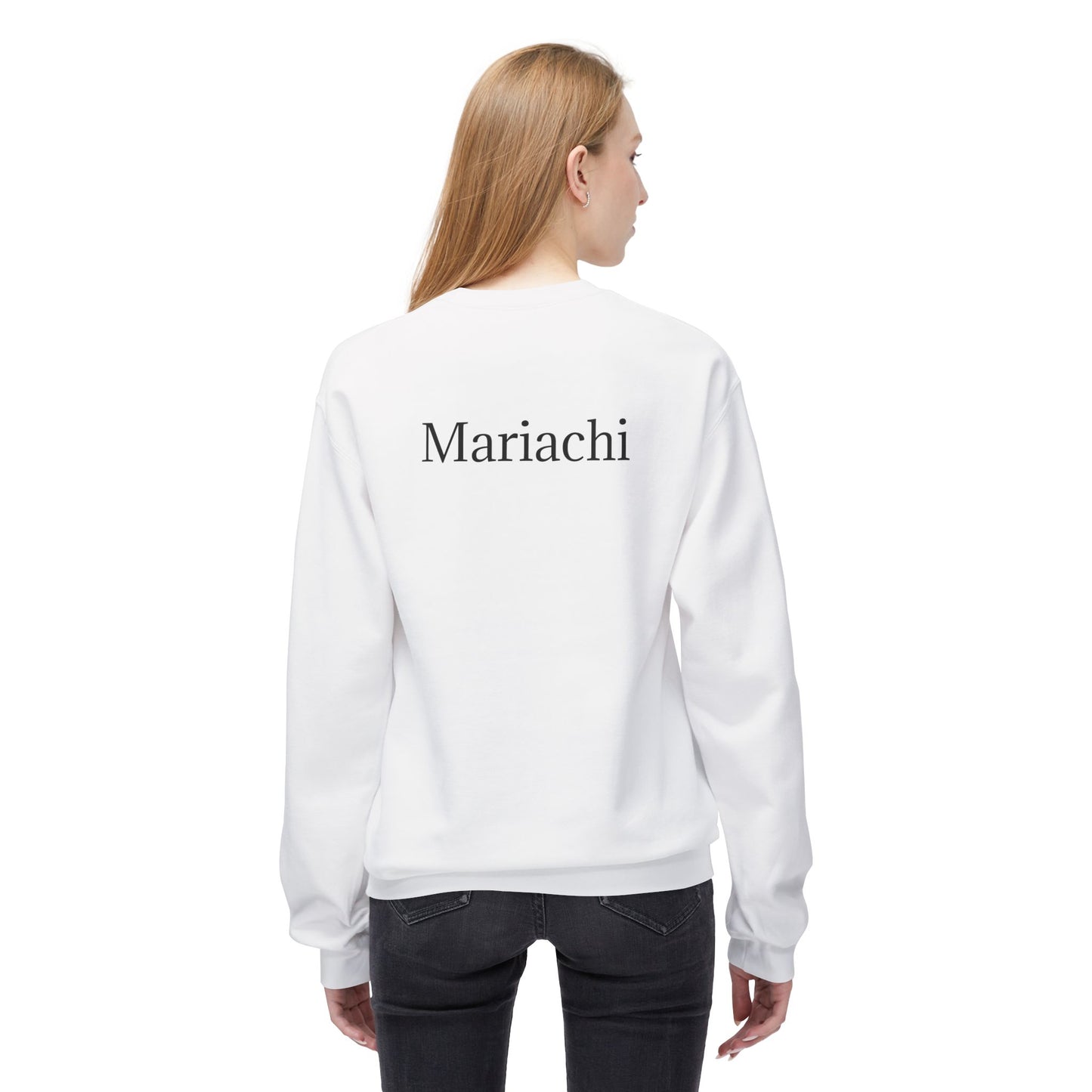 Mariachi Guitarron Unisex Midweight Softstyle Fleece Crewneck Sweatshirt
