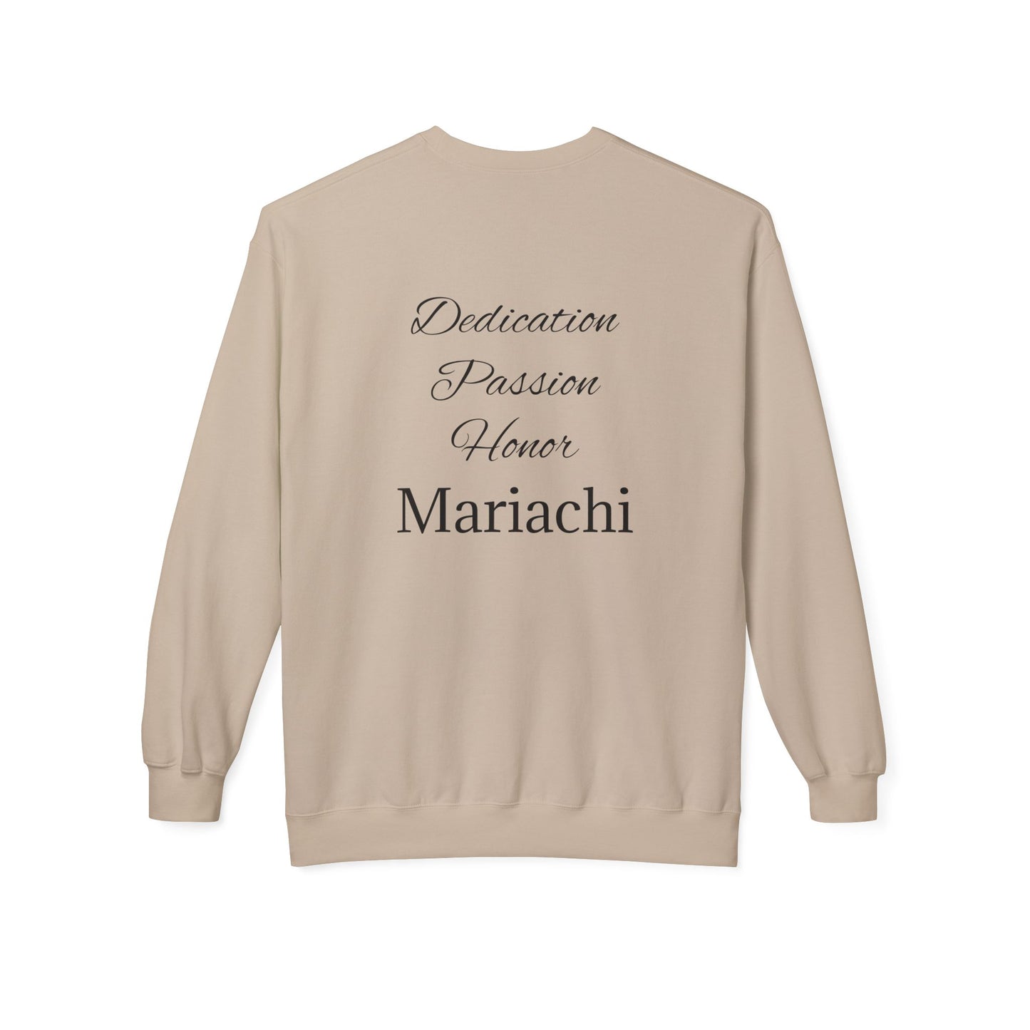 Dedication Passion Honor Vihuela Unisex Midweight Softstyle Fleece Crewneck Sweatshirt