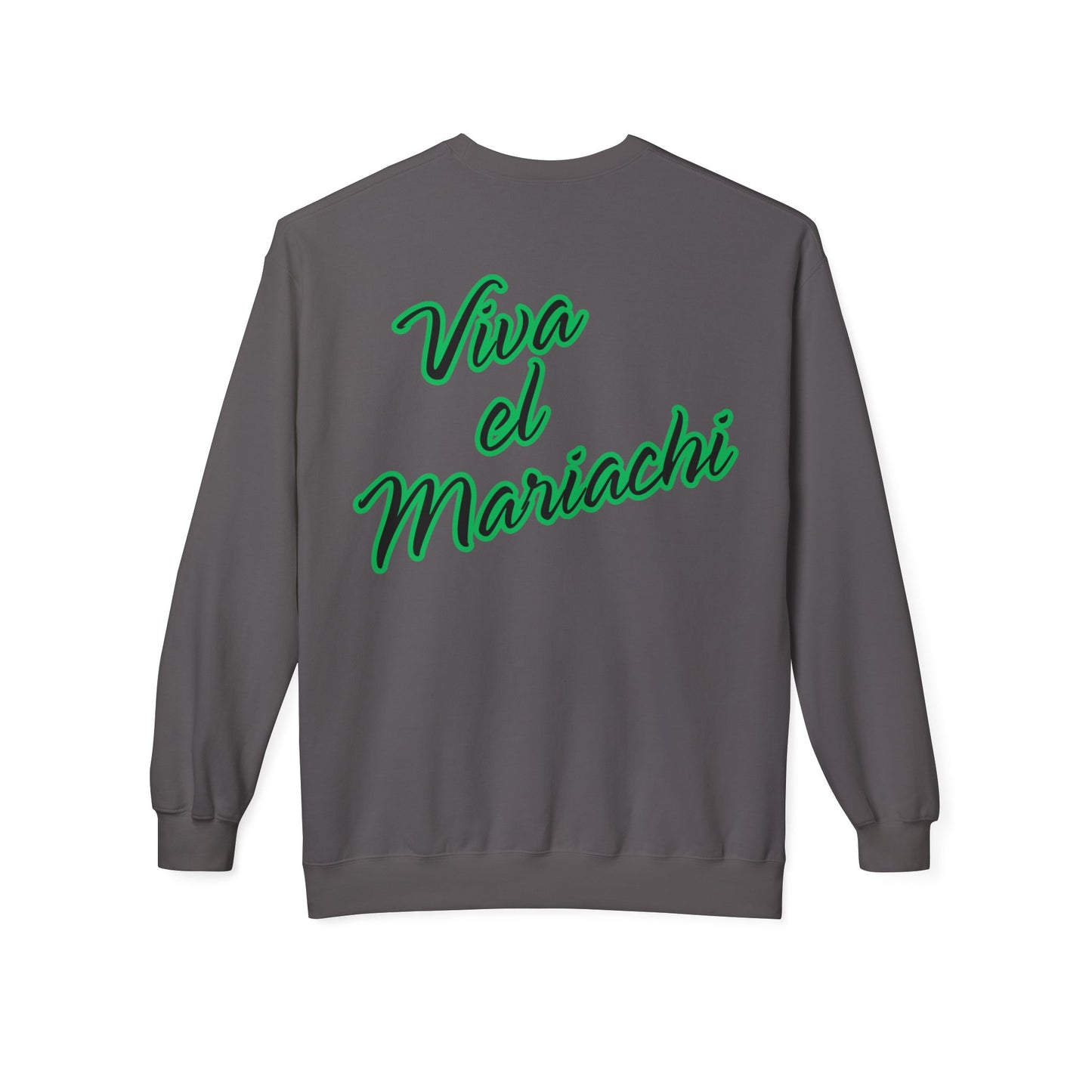 Green Viva El Mariachi Unisex Midweight Softstyle Fleece Crewneck Sweatshirt
