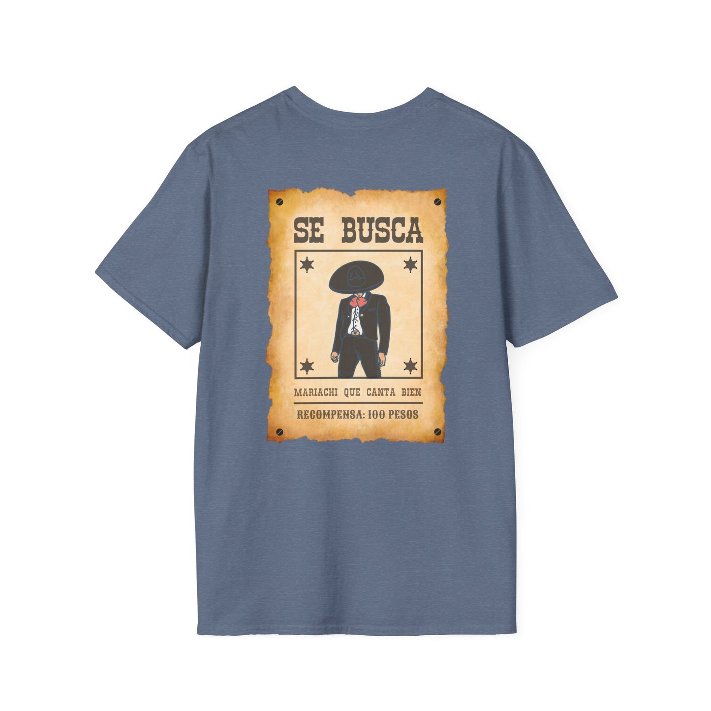 Wanted Mariachi Canta Unisex Softstyle T-Shirt