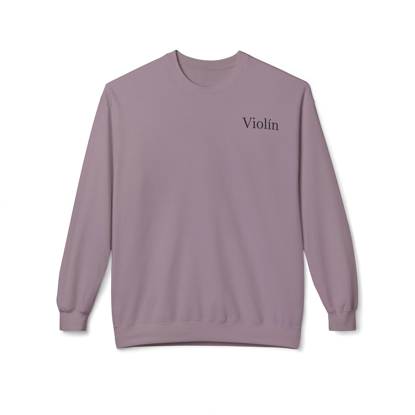 Dedication Passion Honor Violin Unisex Midweight Softstyle Fleece Crewneck Sweatshirt