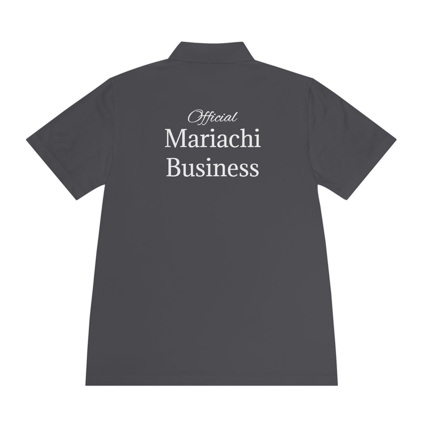 Official Mariachi Business Guitarron Men's Sport Polo Shirt