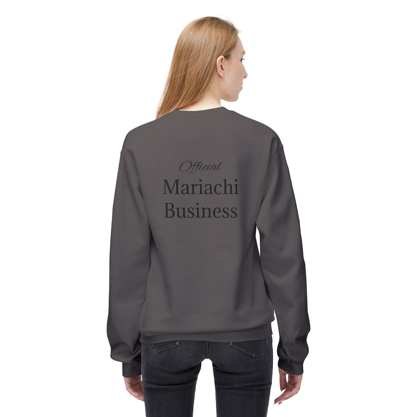 Official Mariachi Business Mariachi Staff Unisex Midweight Softstyle Fleece Crewneck Sweatshirt