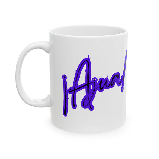 Purple Ajua Ceramic Mug, (11oz, 15oz)