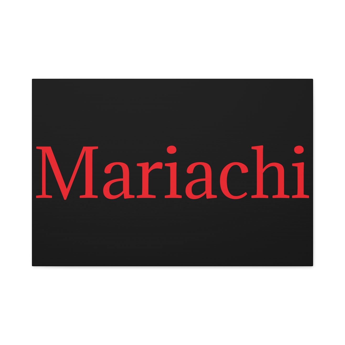 Red Mariachi Matte Canvas, Stretched, 1.25"