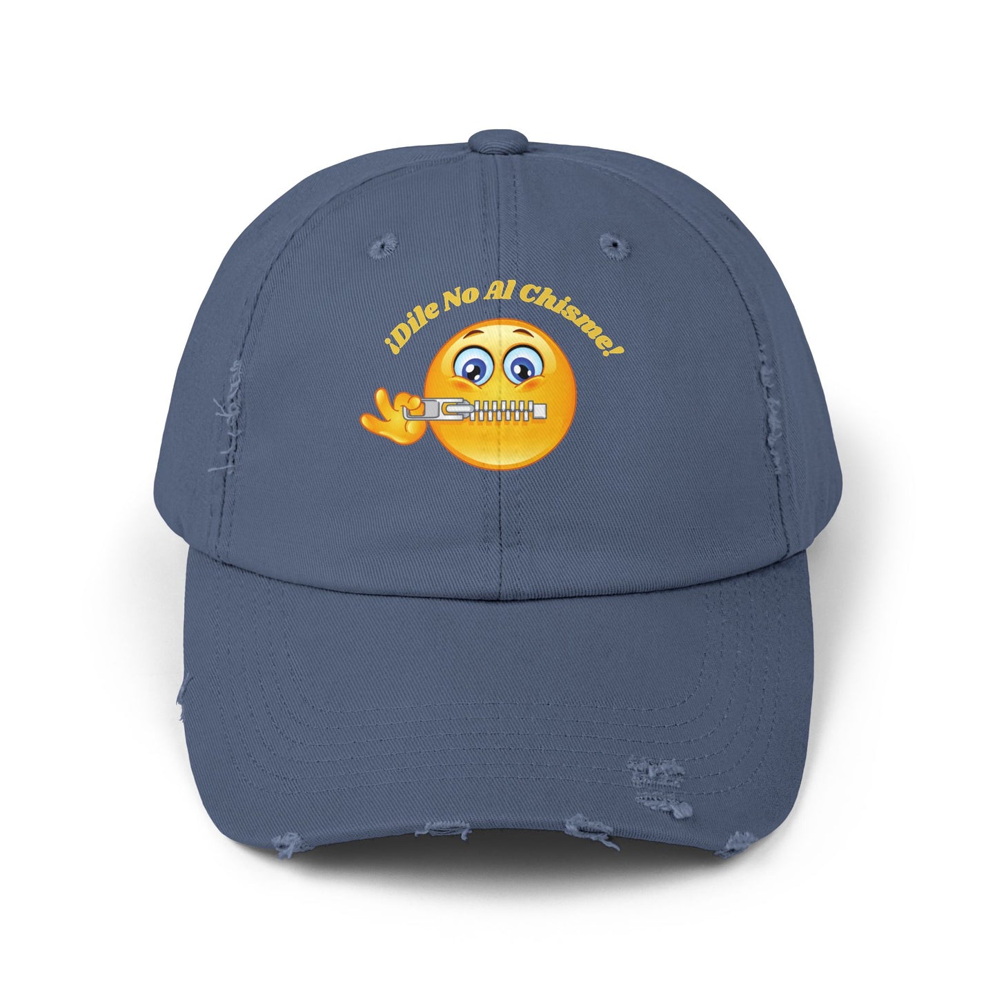 Dile No Al Chisme Unisex Distressed Cap