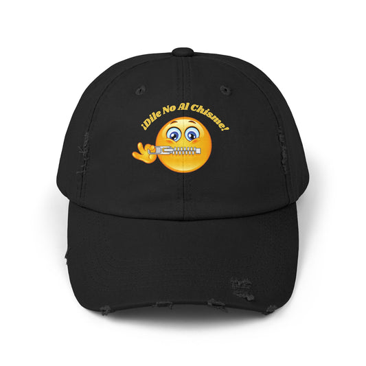 Dile No Al Chisme Unisex Distressed Cap
