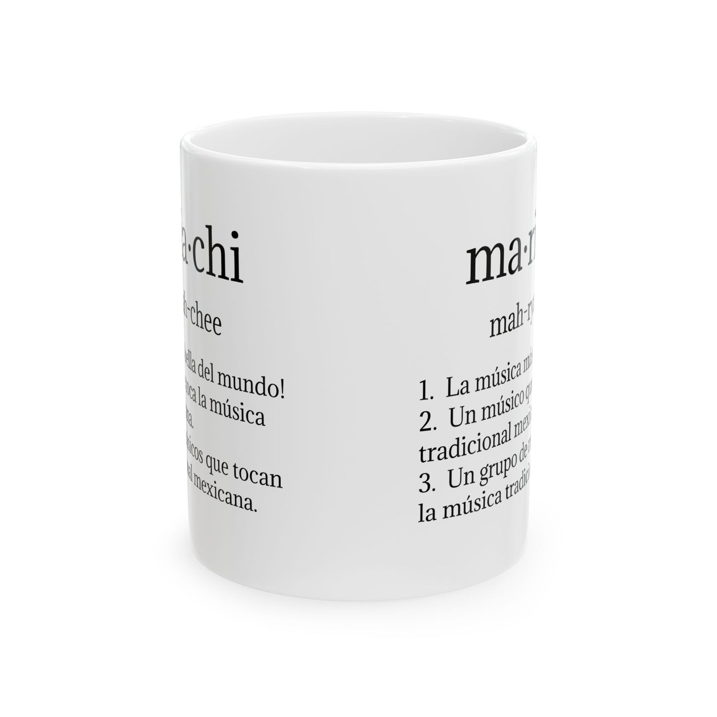 Mariachi Definition Ceramic Mug, (11oz, 15oz)