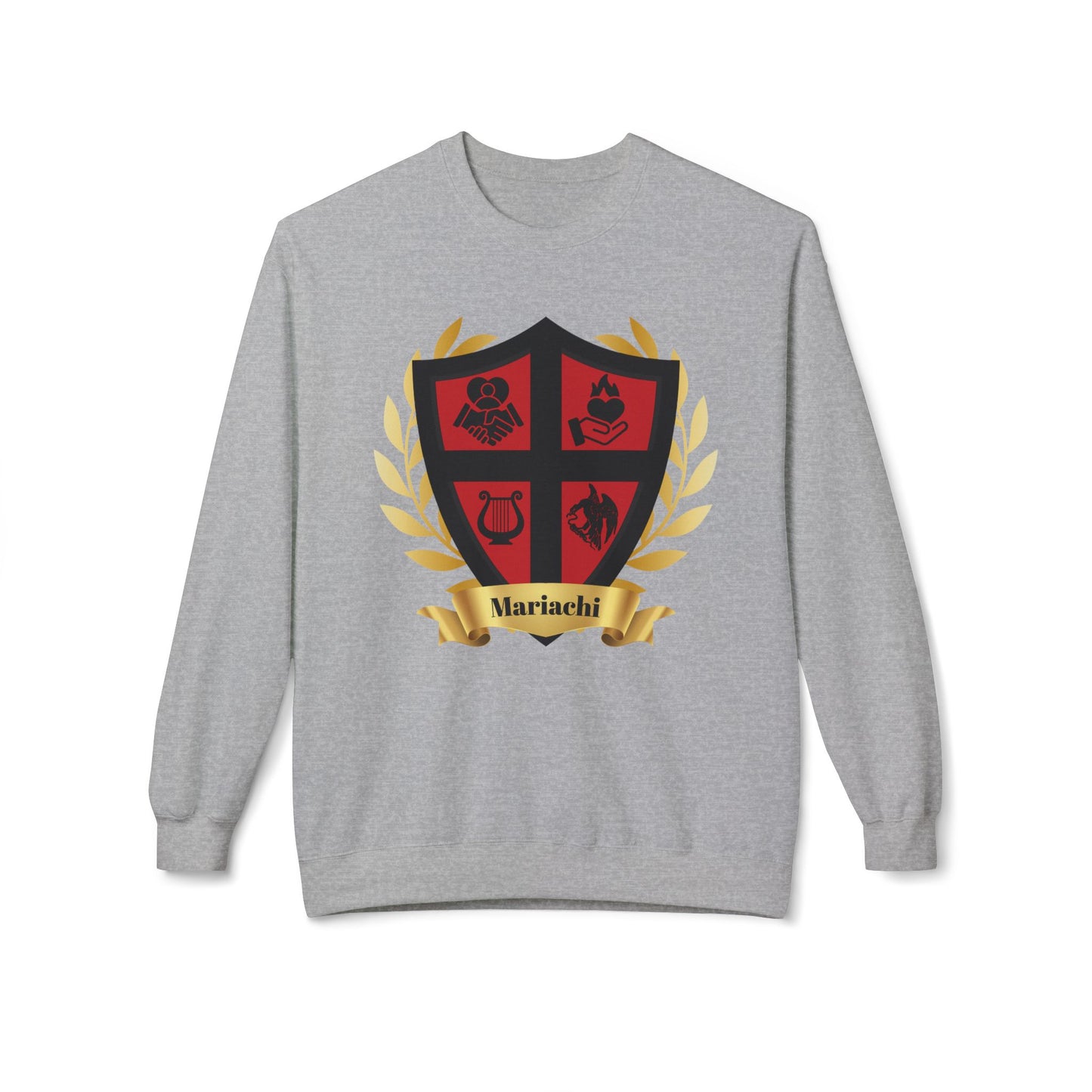 Shield Unisex Midweight Softstyle Fleece Crewneck Sweatshirt