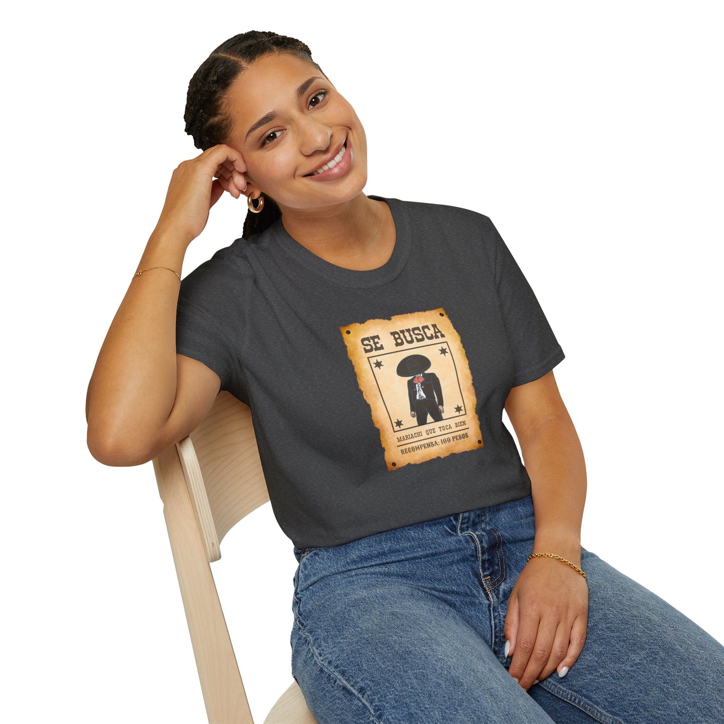 Wanted Mariachi Toca Unisex Softstyle T-Shirt