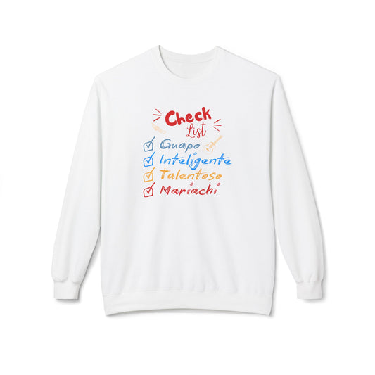 Checklist Guapo Unisex Midweight Softstyle Fleece Crewneck Sweatshirt
