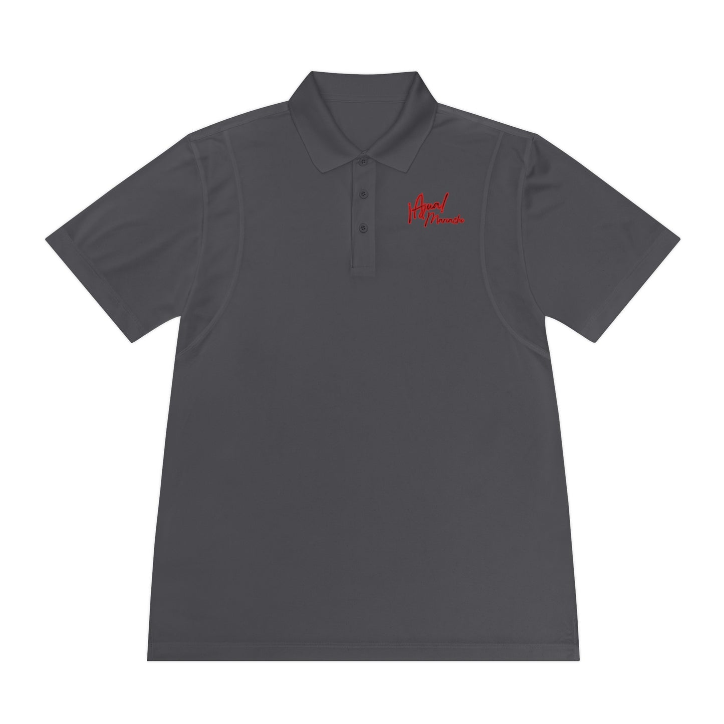 Red Ajua Men's Sport Polo Shirt
