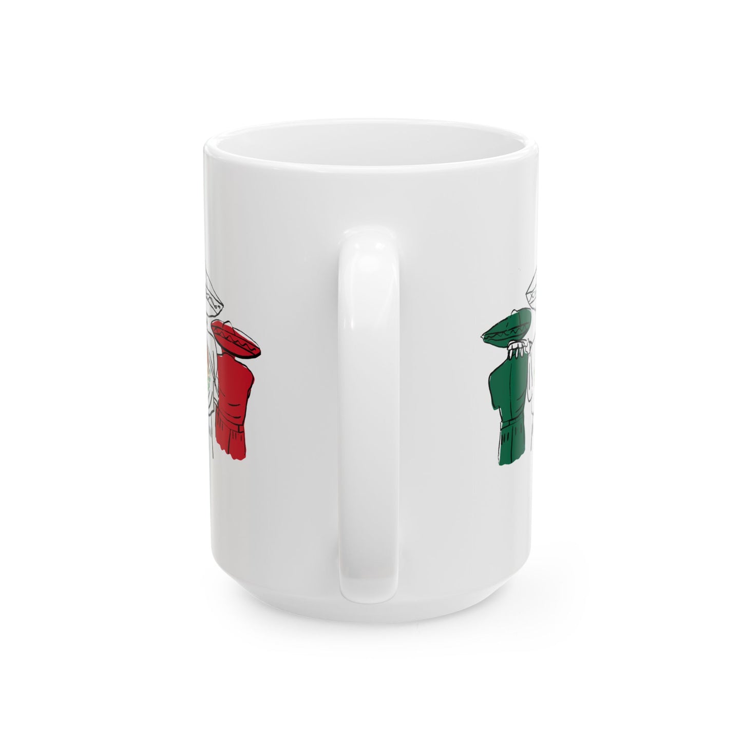 Flag Ceramic Mug, (11oz, 15oz)