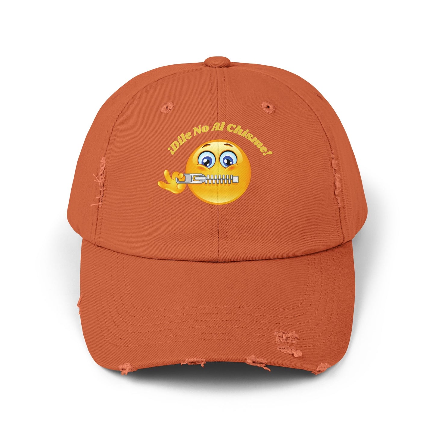 Dile No Al Chisme Unisex Distressed Cap