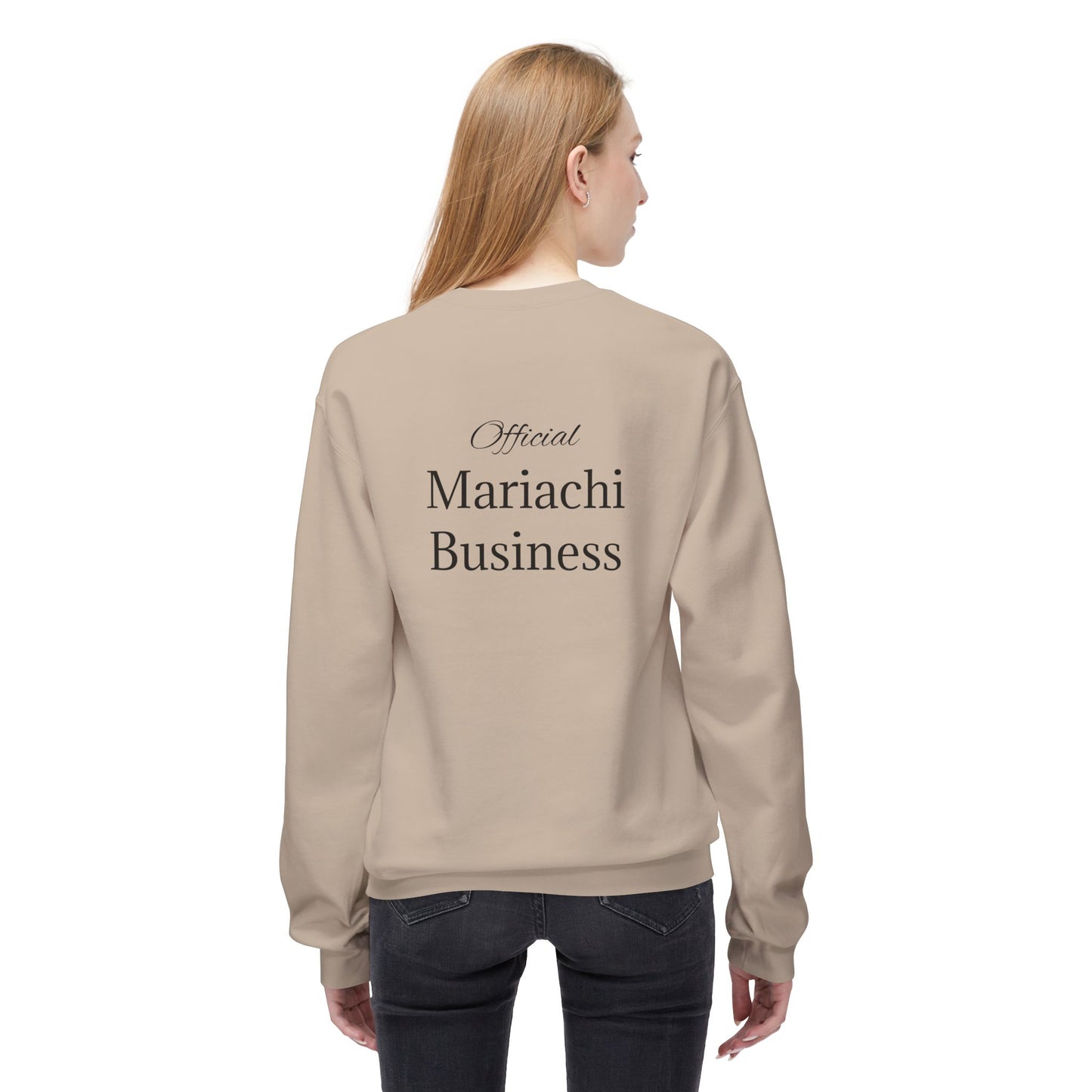 Official Mariachi Business Trompeta Unisex Midweight Softstyle Fleece Crewneck Sweatshirt