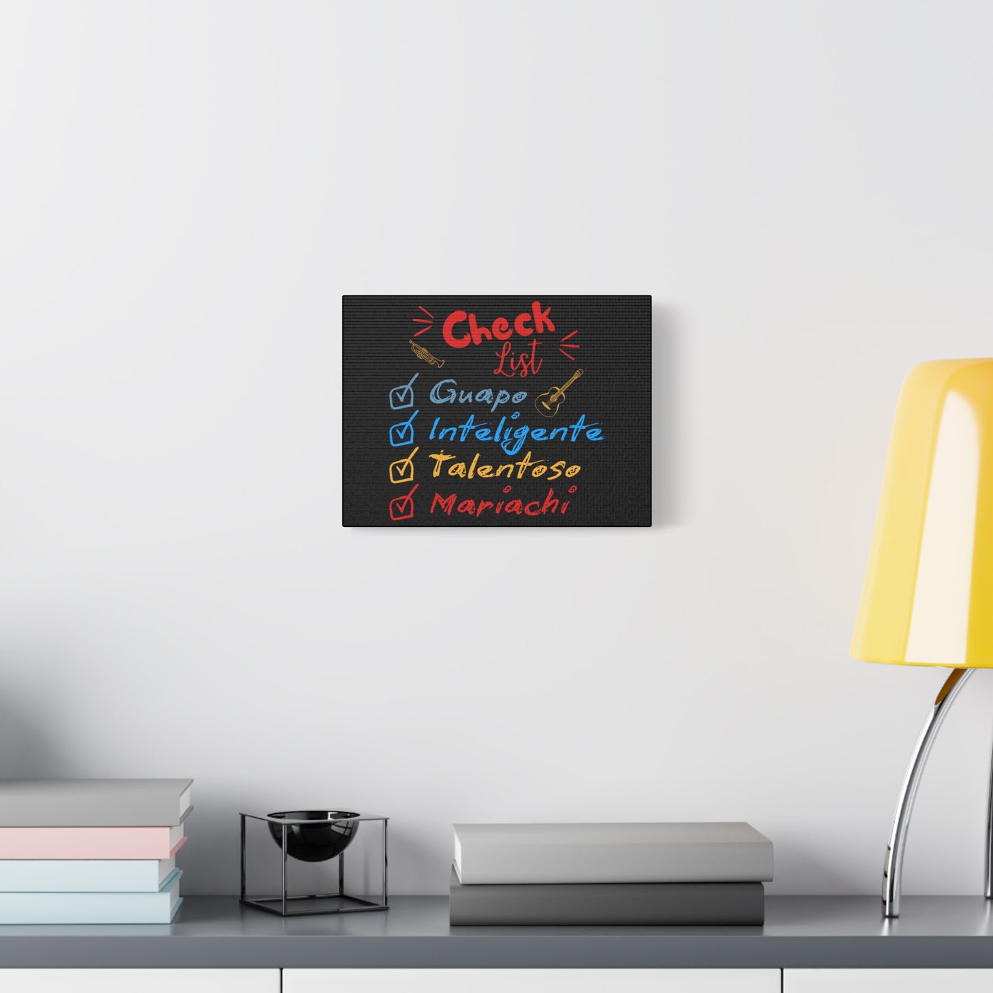 Checklist Guapo Matte Canvas, Stretched, 1.25"