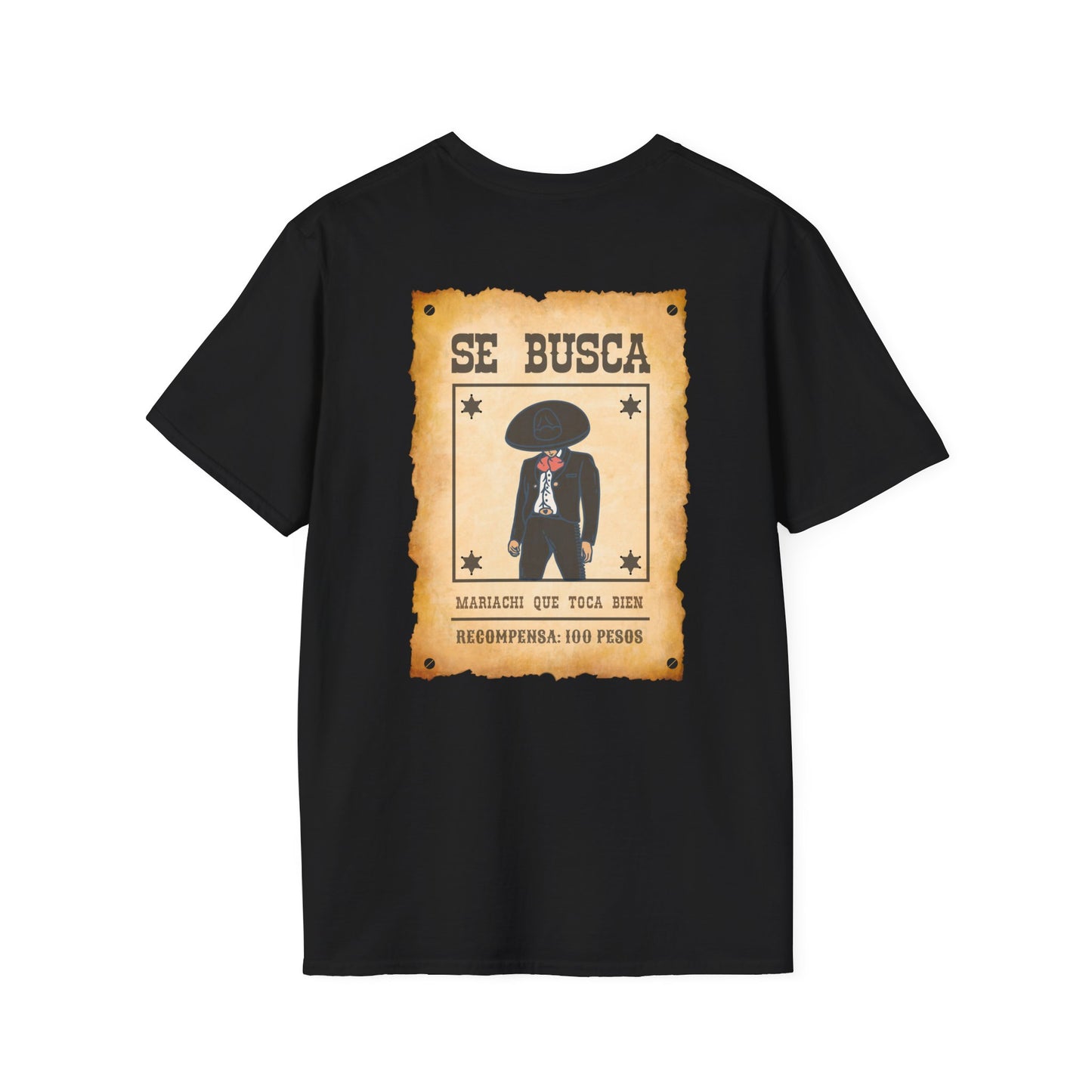 Wanted Mariachi Toca Unisex Softstyle T-Shirt