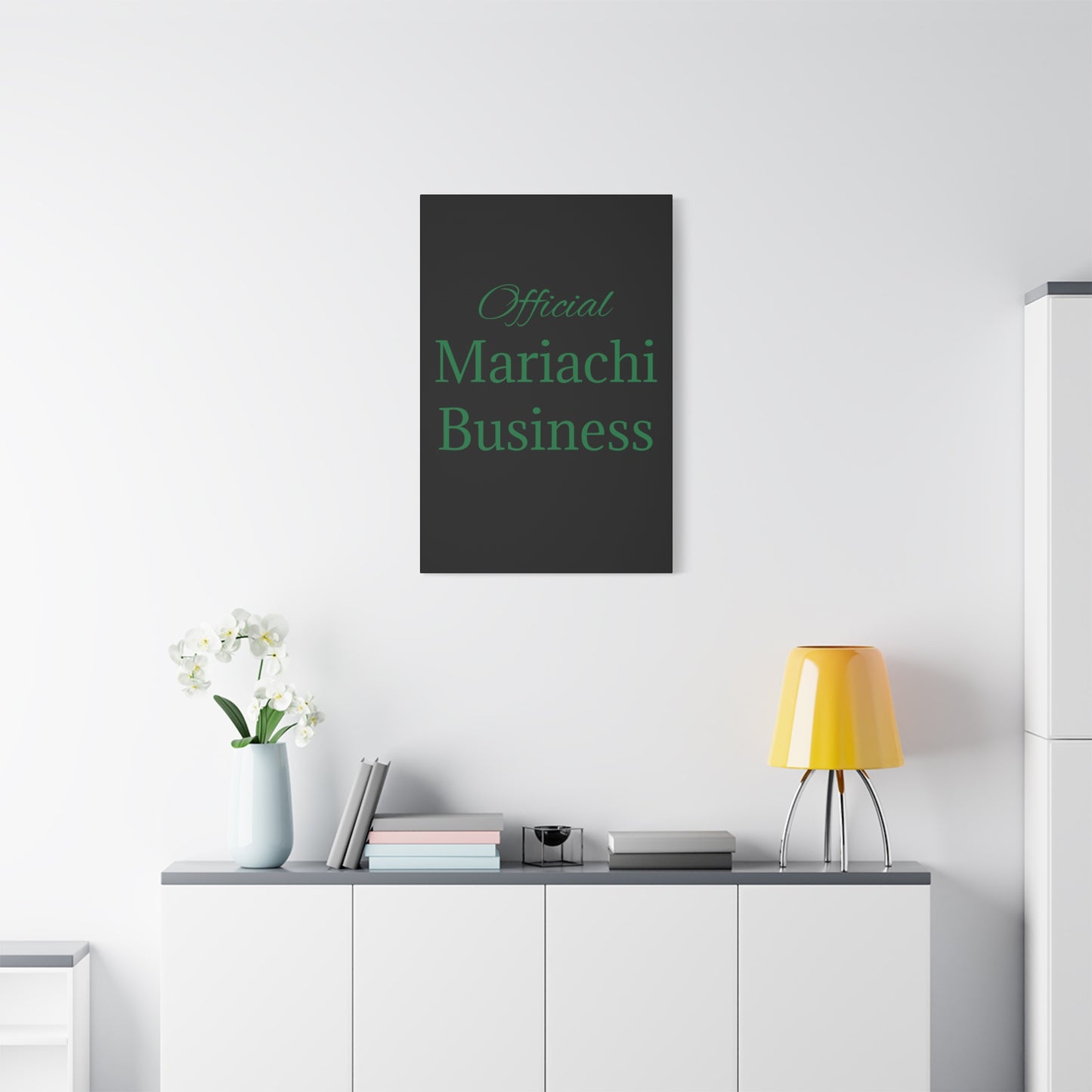 Official Mariachi Business Matte Canvas, Stretched, 1.25"