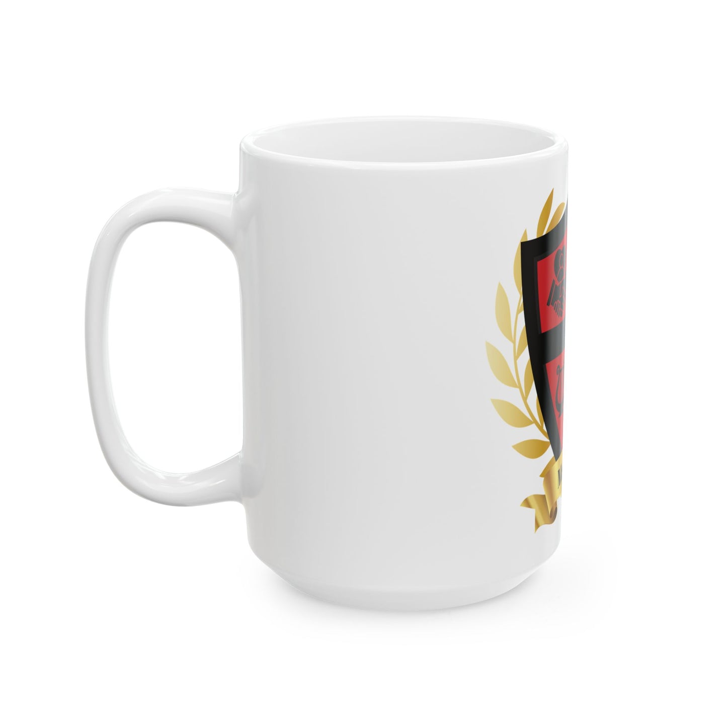 Shield Ceramic Mug, (11oz, 15oz)