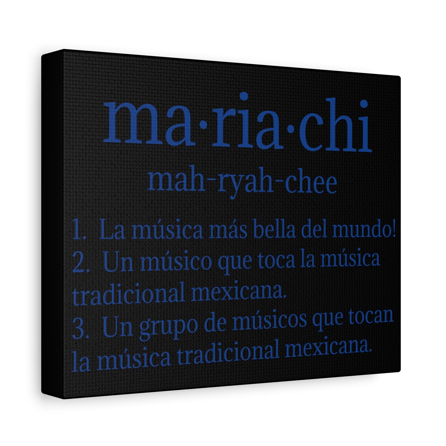 Mariachi Definition Business Matte Canvas, Stretched, 1.25"