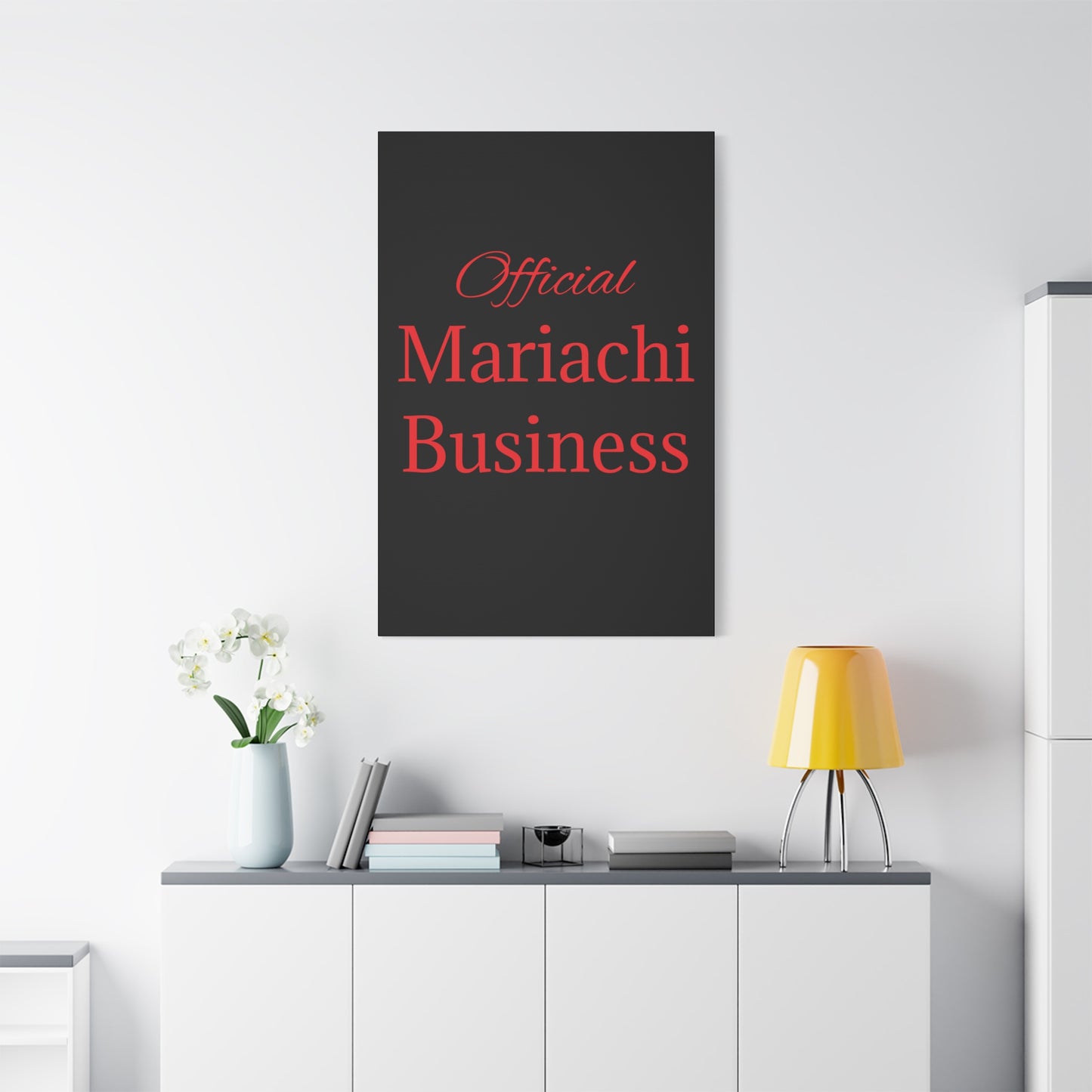 Official Mariachi Business Matte Canvas, Stretched, 1.25"