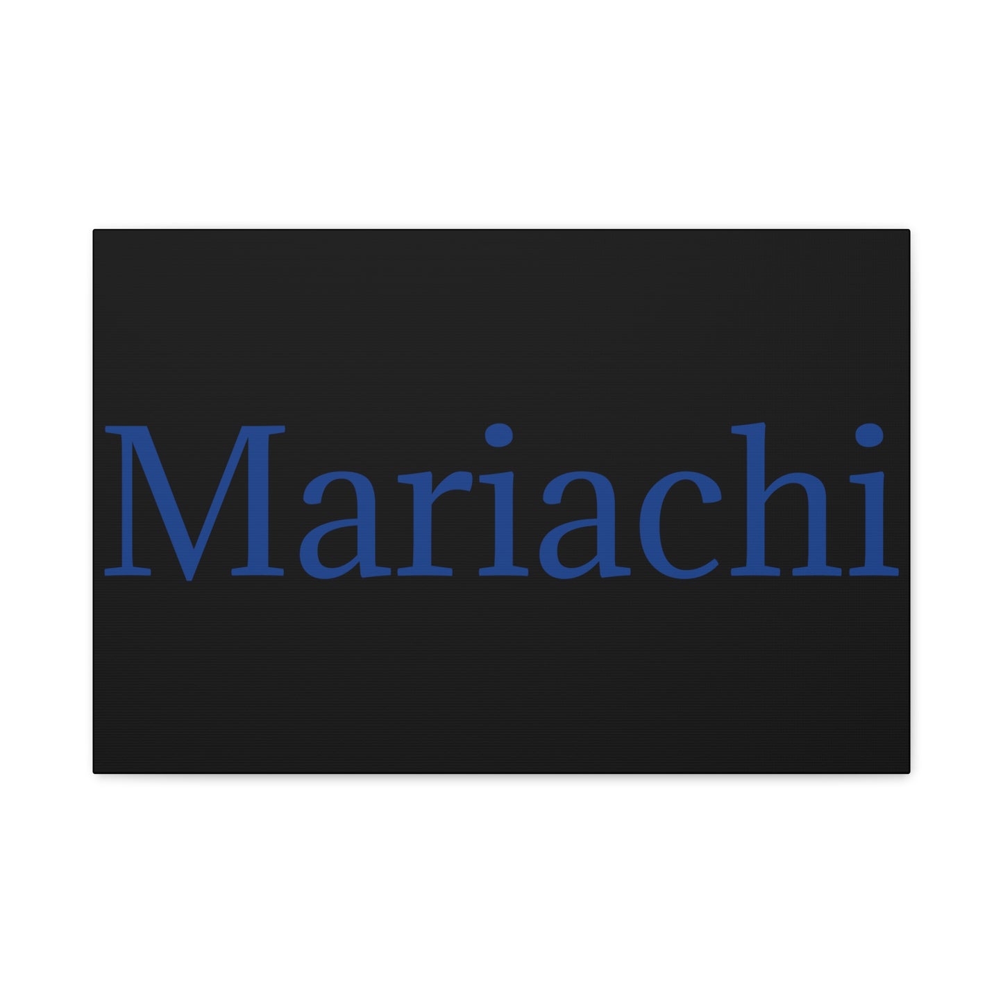 Blue Mariachi Matte Canvas, Stretched, 1.25"