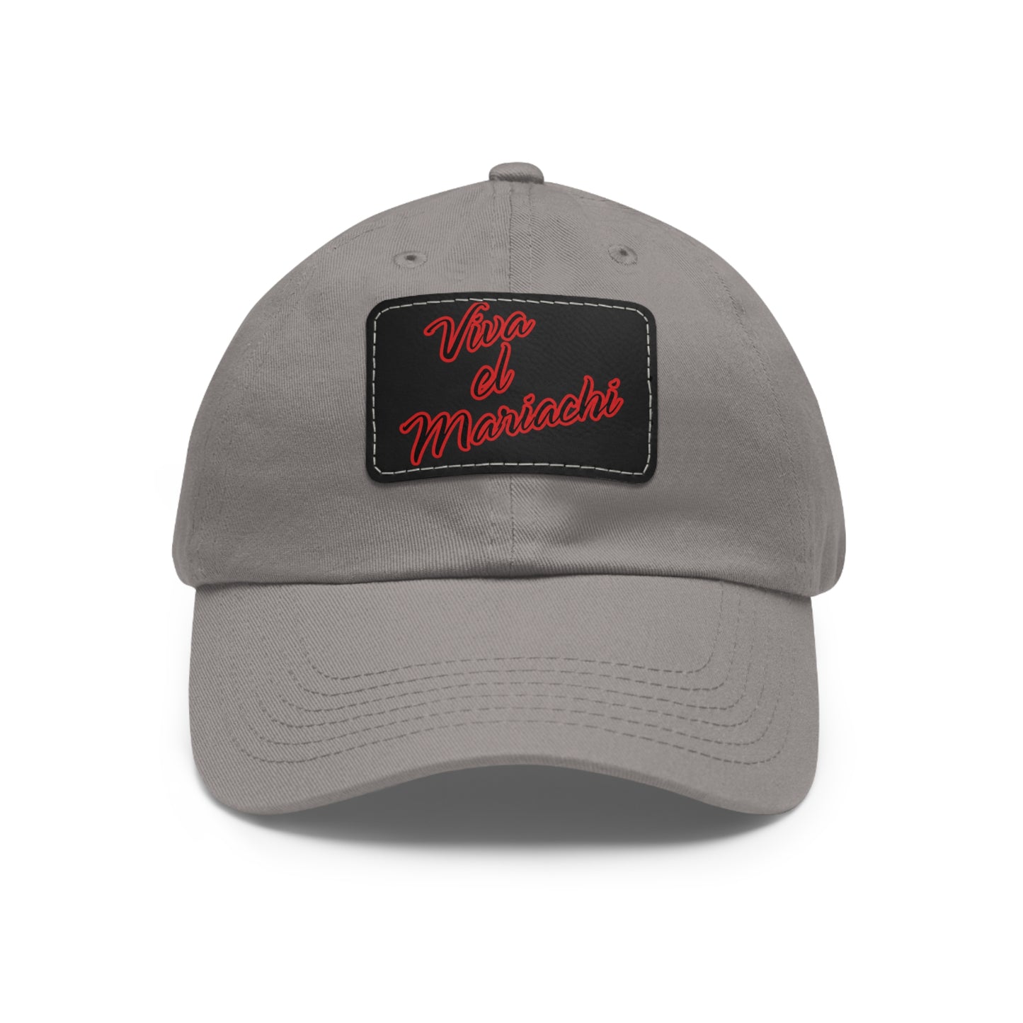Viva El Mariachi Dad Hat with Leather Patch (Rectangle)