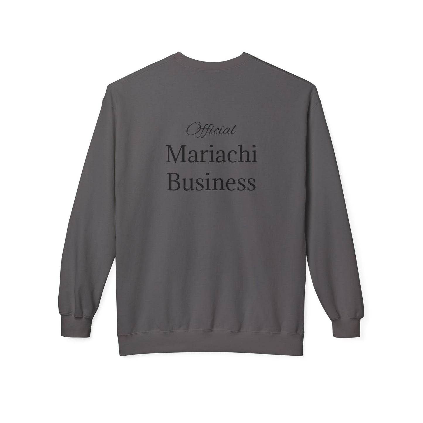 Official Mariachi Business Guitarra Unisex Midweight Softstyle Fleece Crewneck Sweatshirt