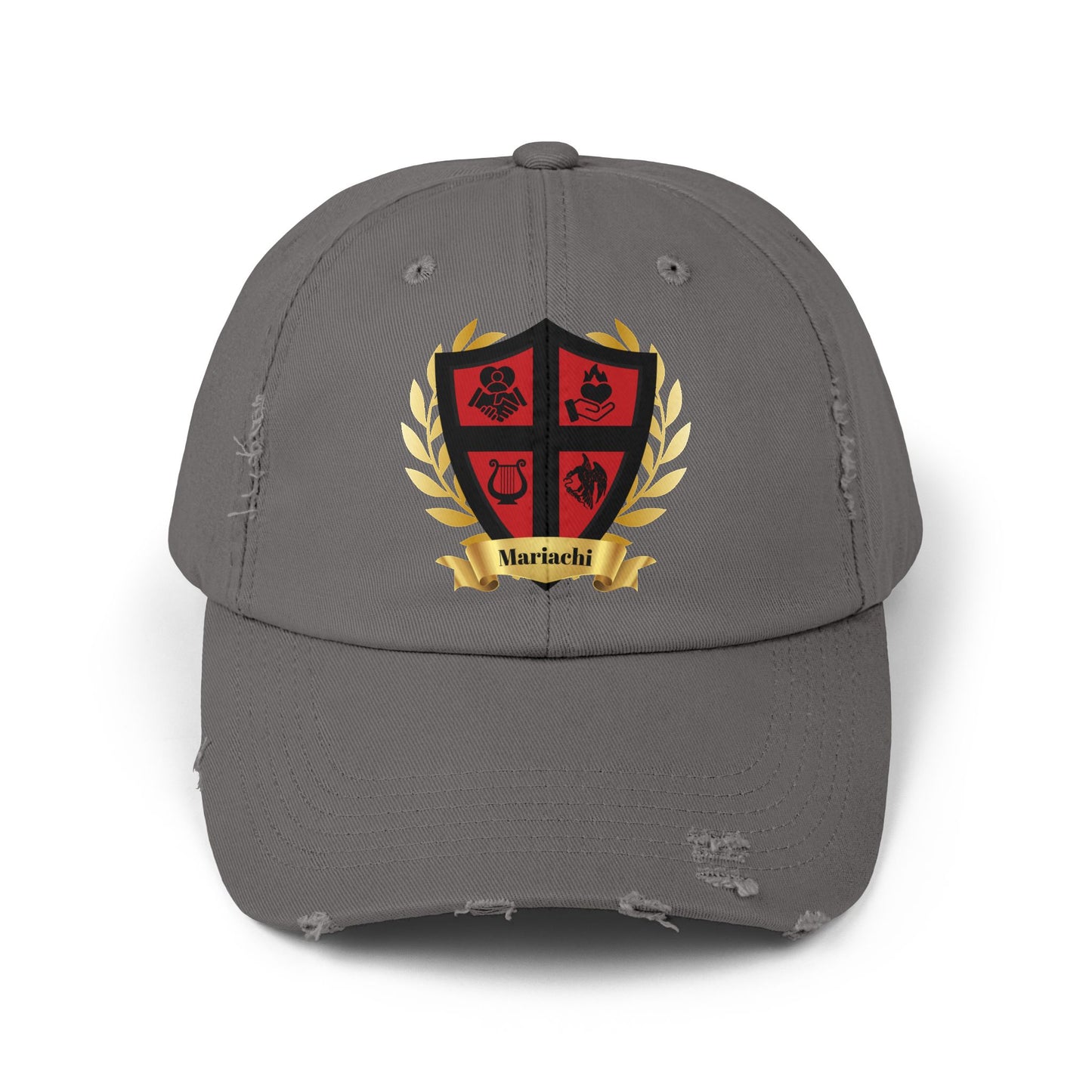 Shield Unisex Distressed Cap