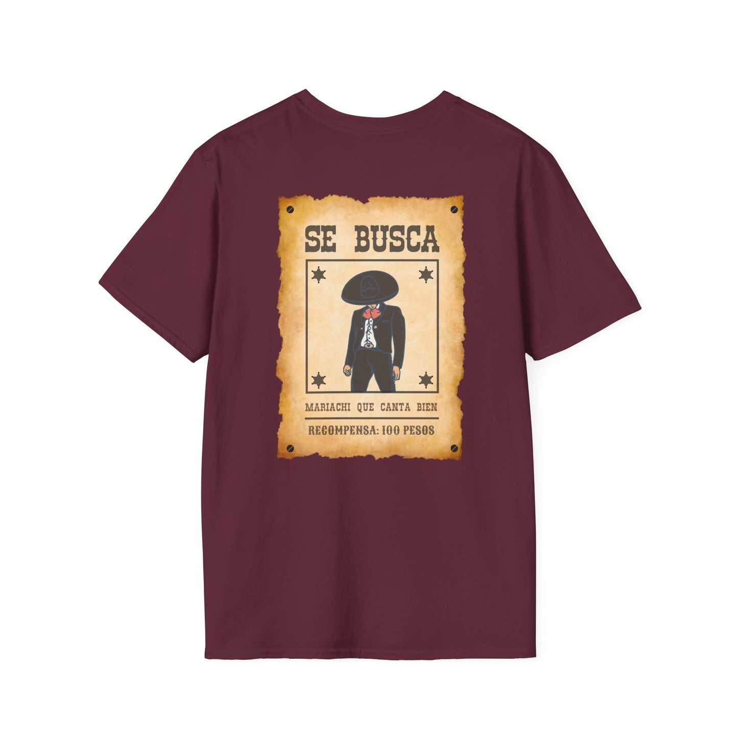 Wanted Mariachi Canta Unisex Softstyle T-Shirt