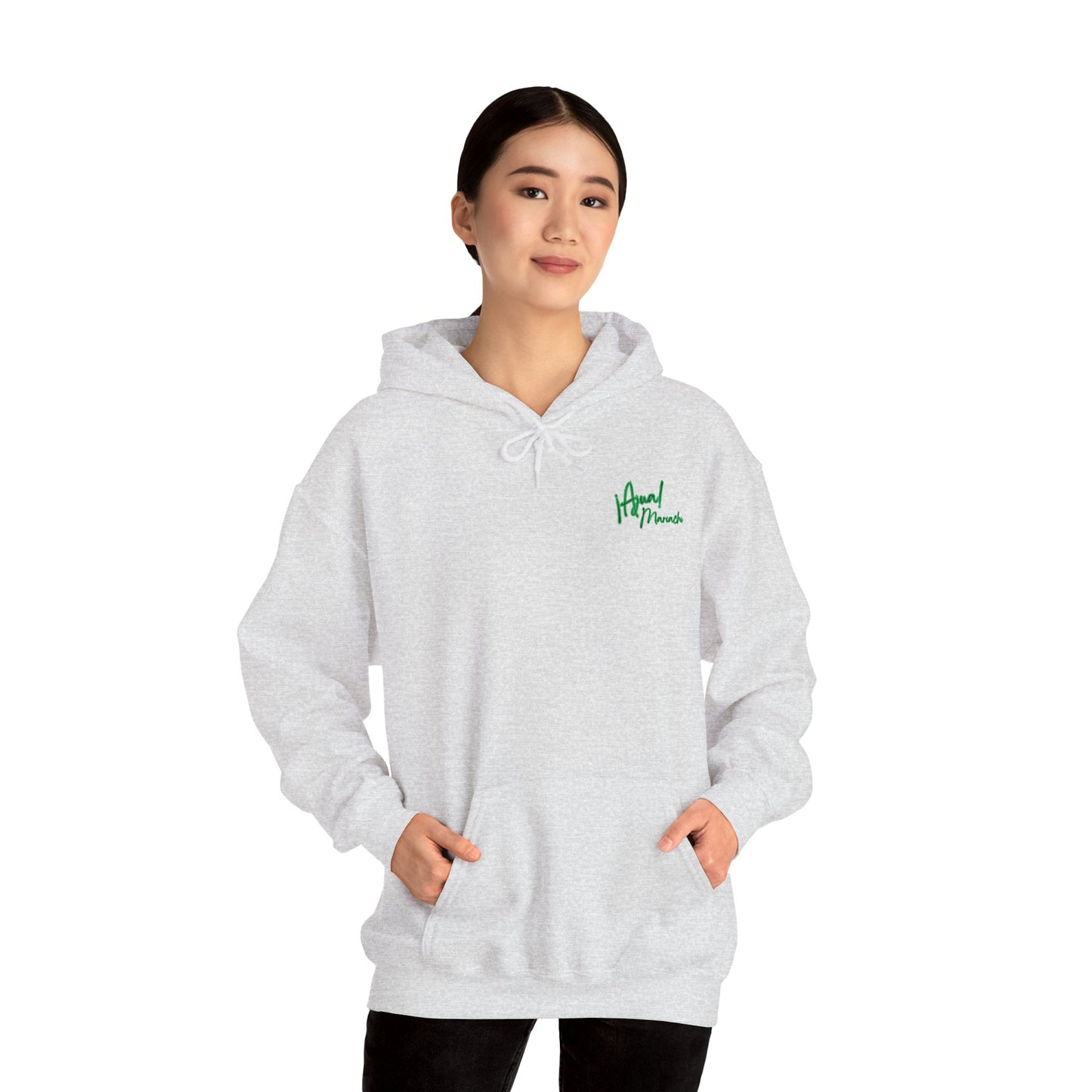 Green Ajua Unisex Heavy Blend™ Hooded Sweatshirt